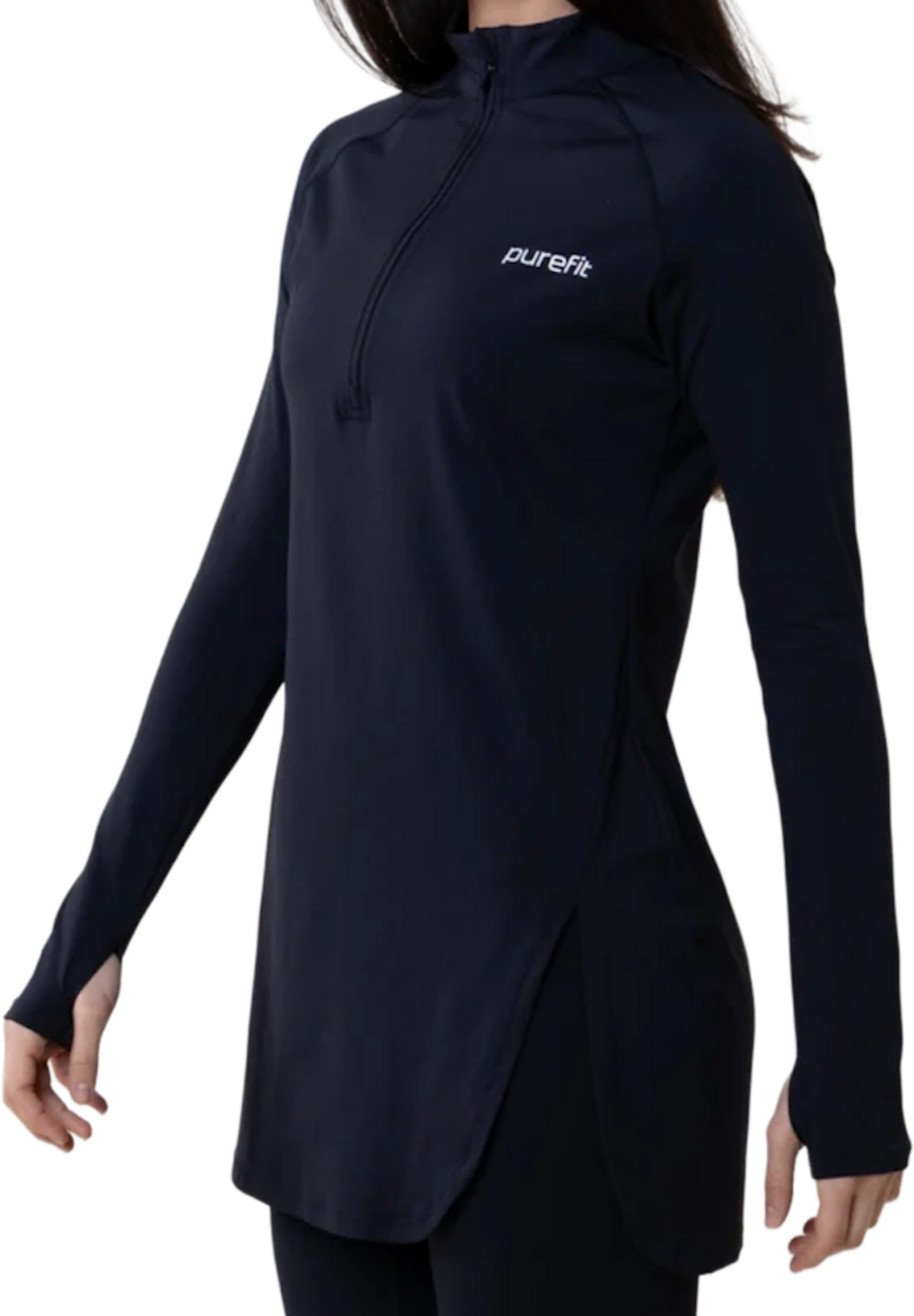 PUREFIT, Long Sleeve Zip Top