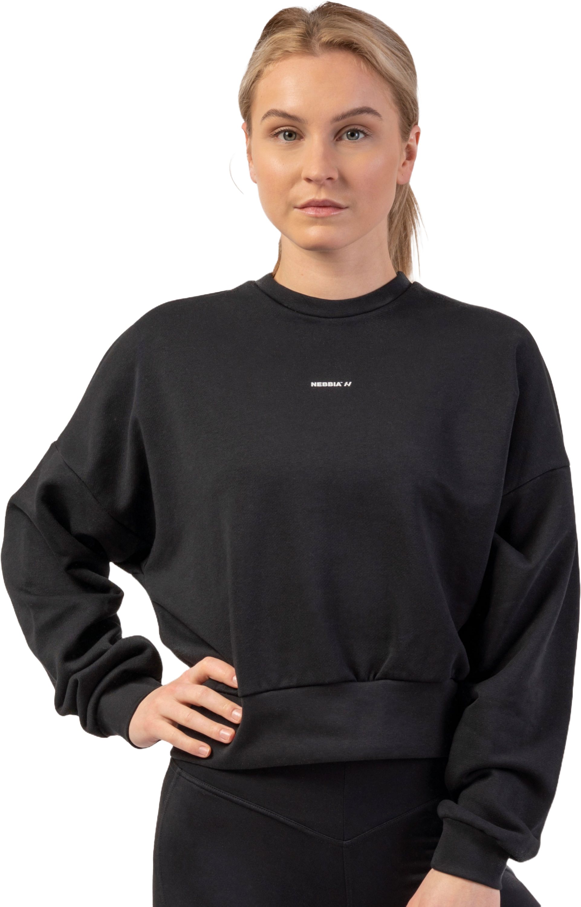 NEBBIA, Loose Fit Sweatshirt "feeling Good"