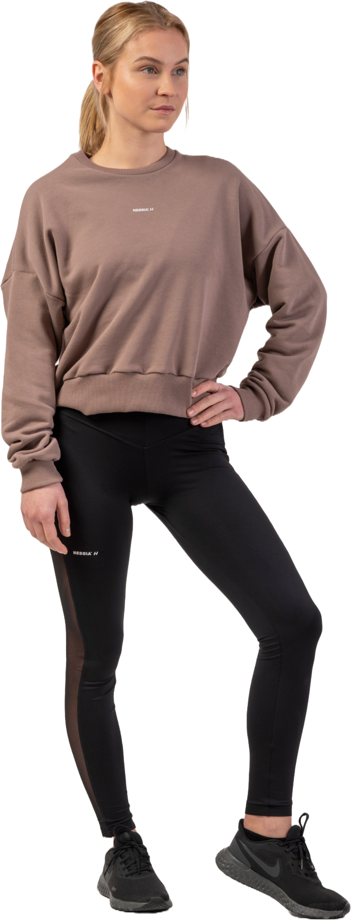 NEBBIA, Loose Fit Sweatshirt "feeling Good"