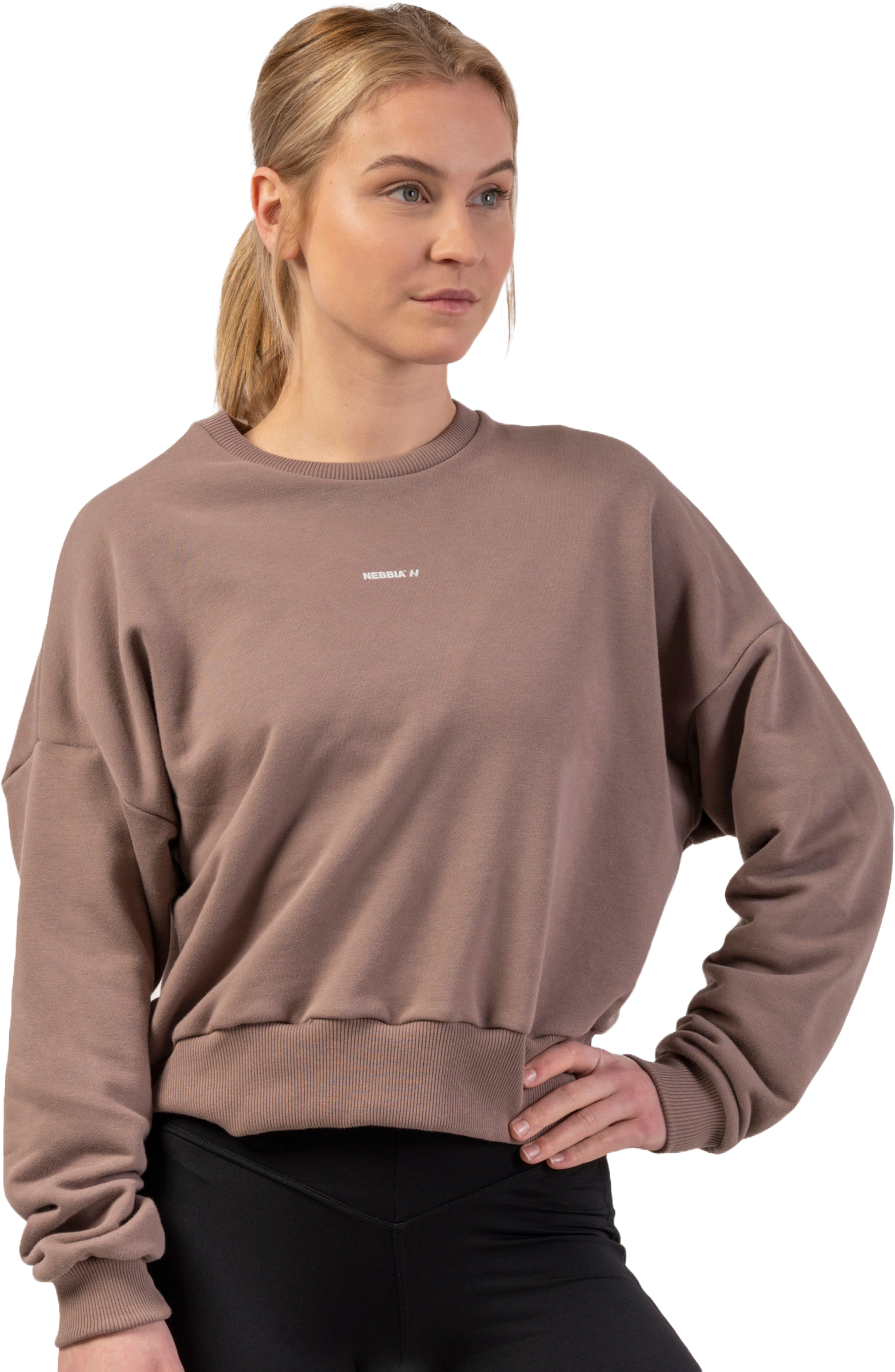 NEBBIA, Loose Fit Sweatshirt "feeling Good"