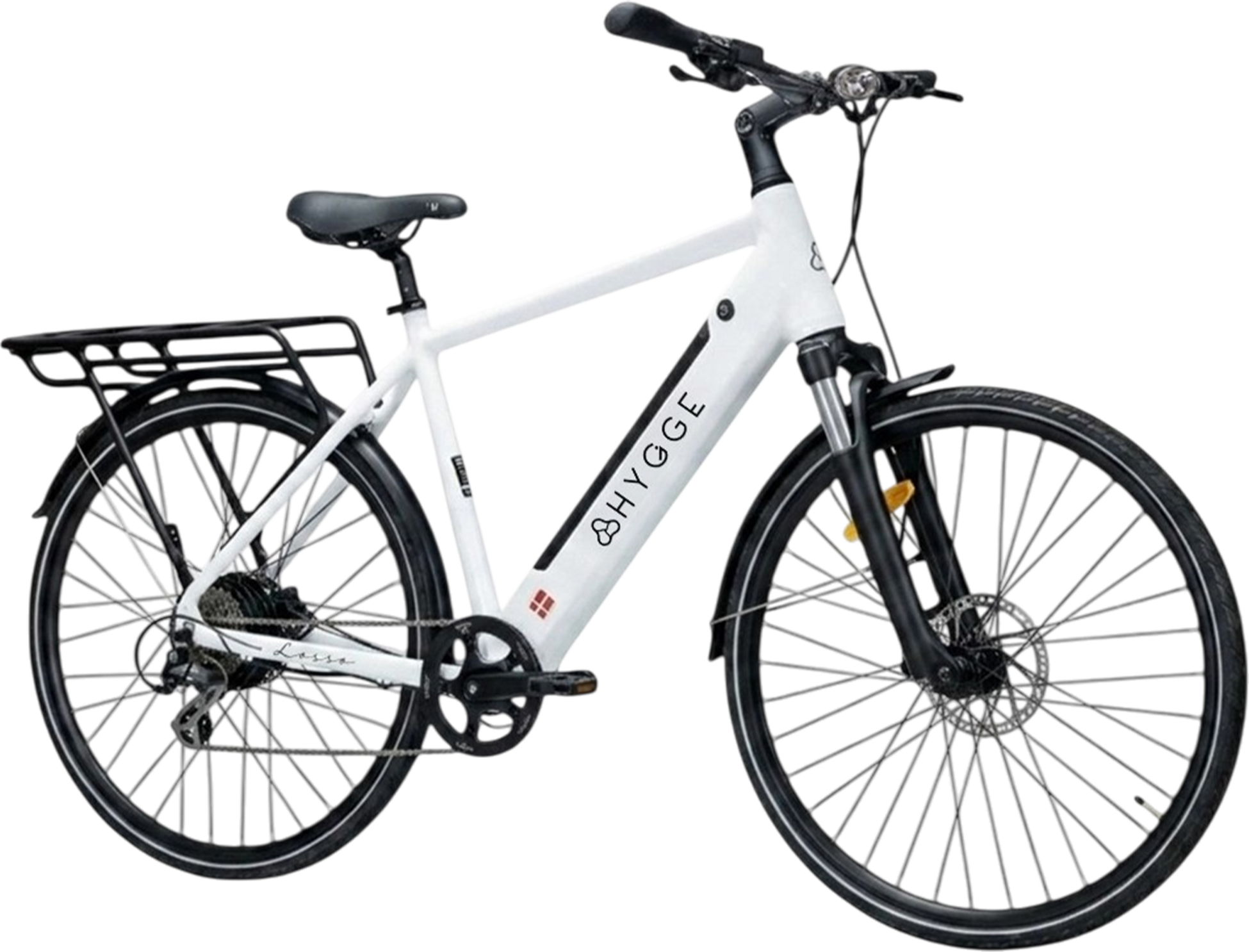HYGGE BIKES, Loss&oslash; 2026 &ndash; Urban E-bike 36v 13ah &ndash; Ivory White