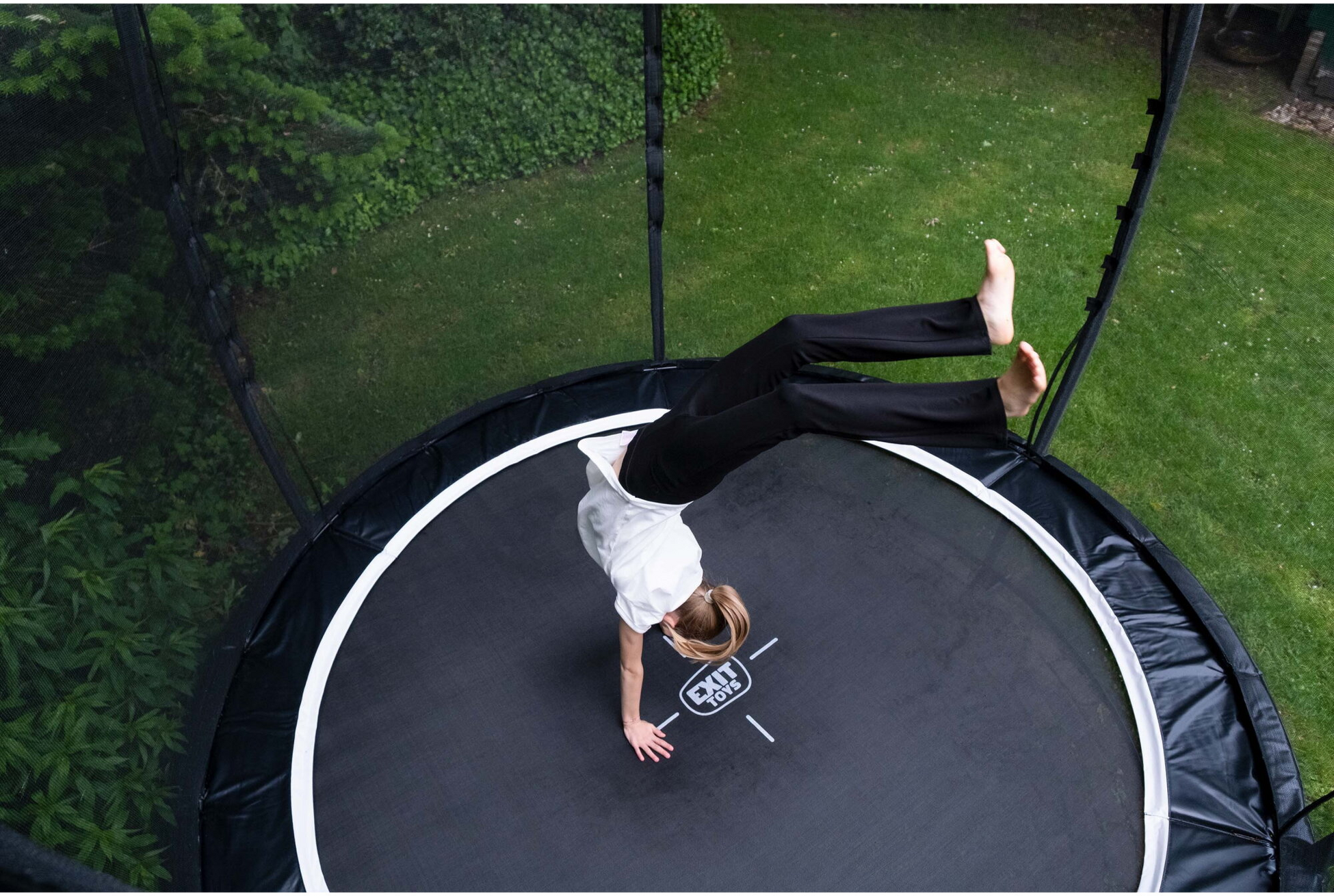 EXIT, Lotus Premium Studsmatta &Oslash;366cm - Svart