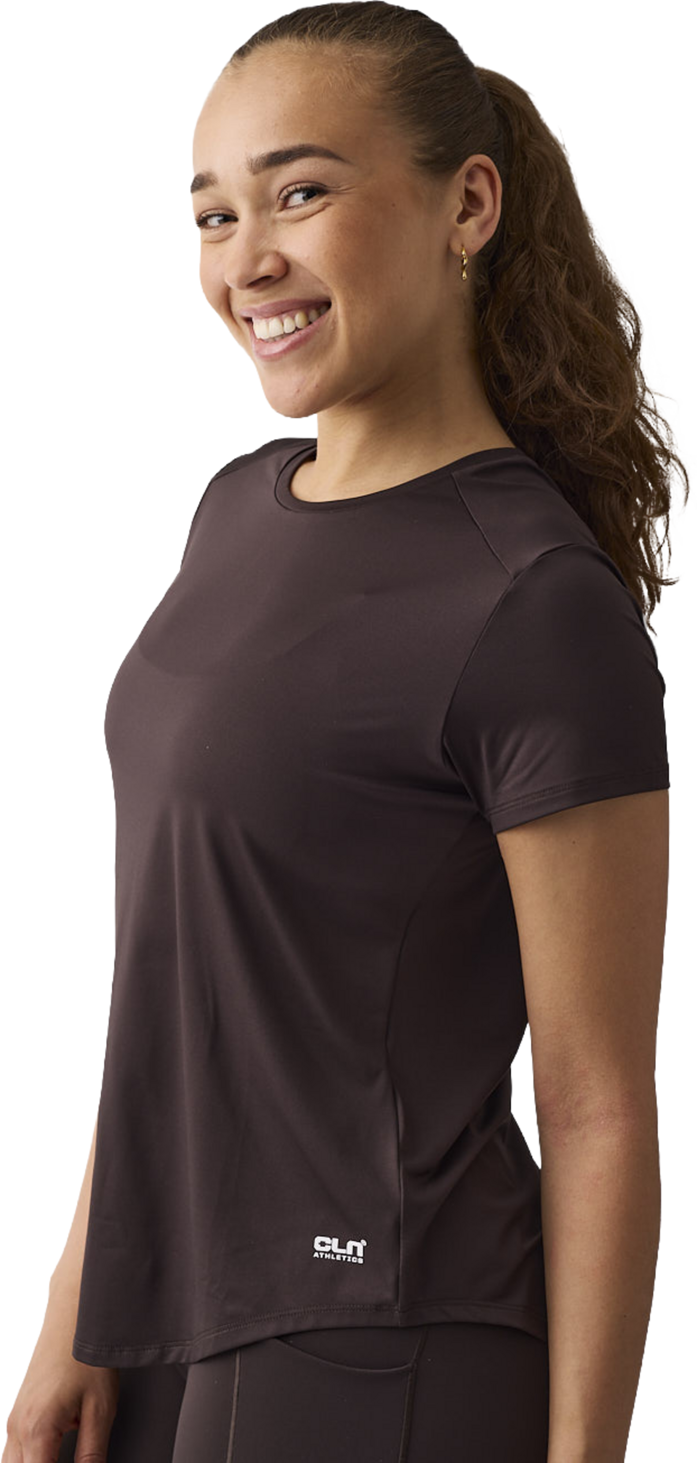CLN ATHLETICS, Lucy T-shirt Coffee