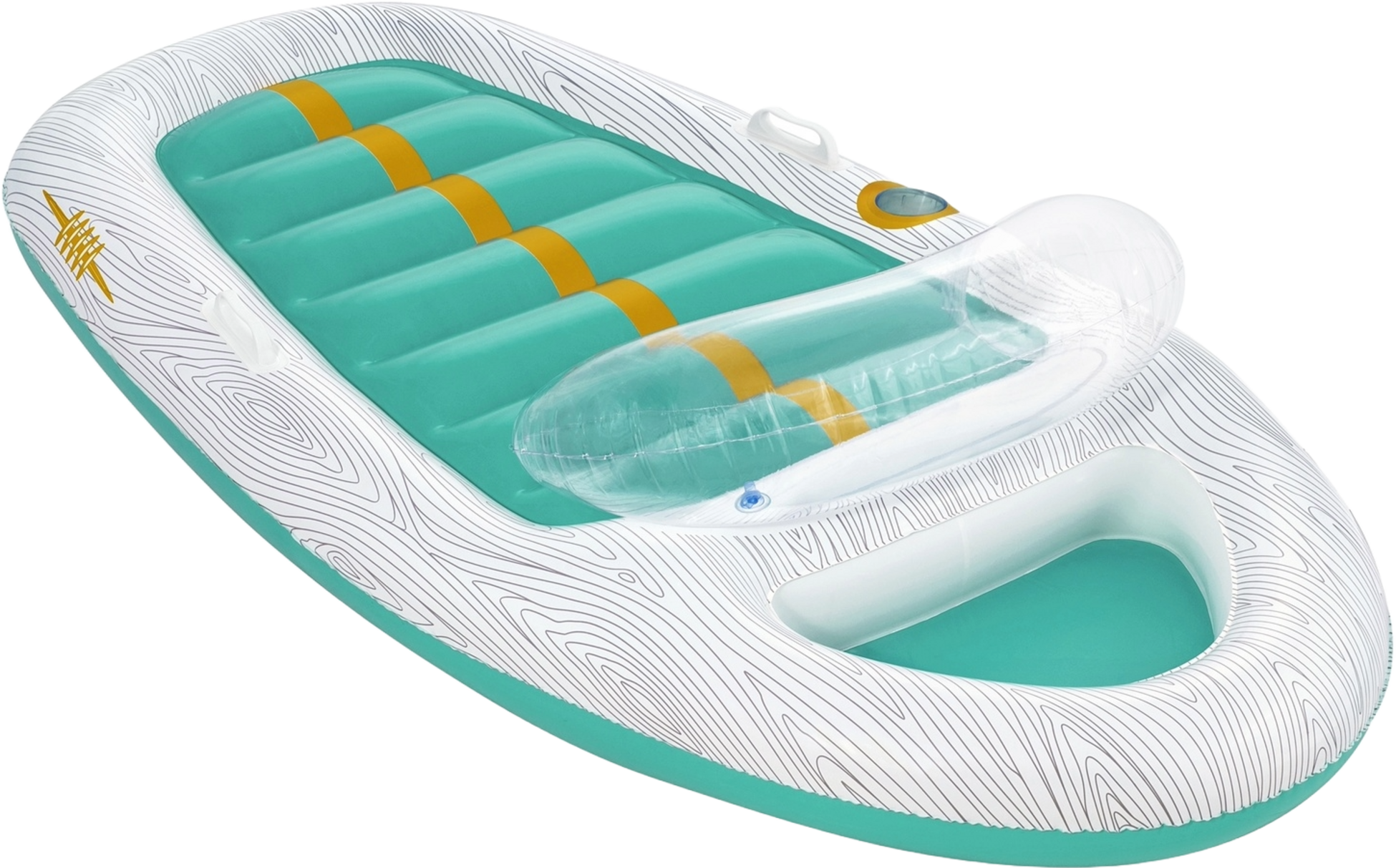 BESTWAY, Luftmadrass Vacation Yacht 216 X 117cm