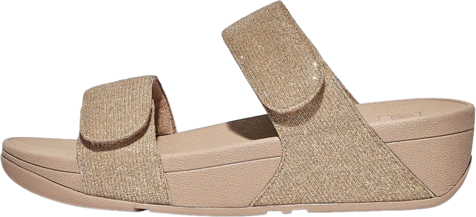 FITFLOP, Lulu Adjustable Shimmerlux Slides