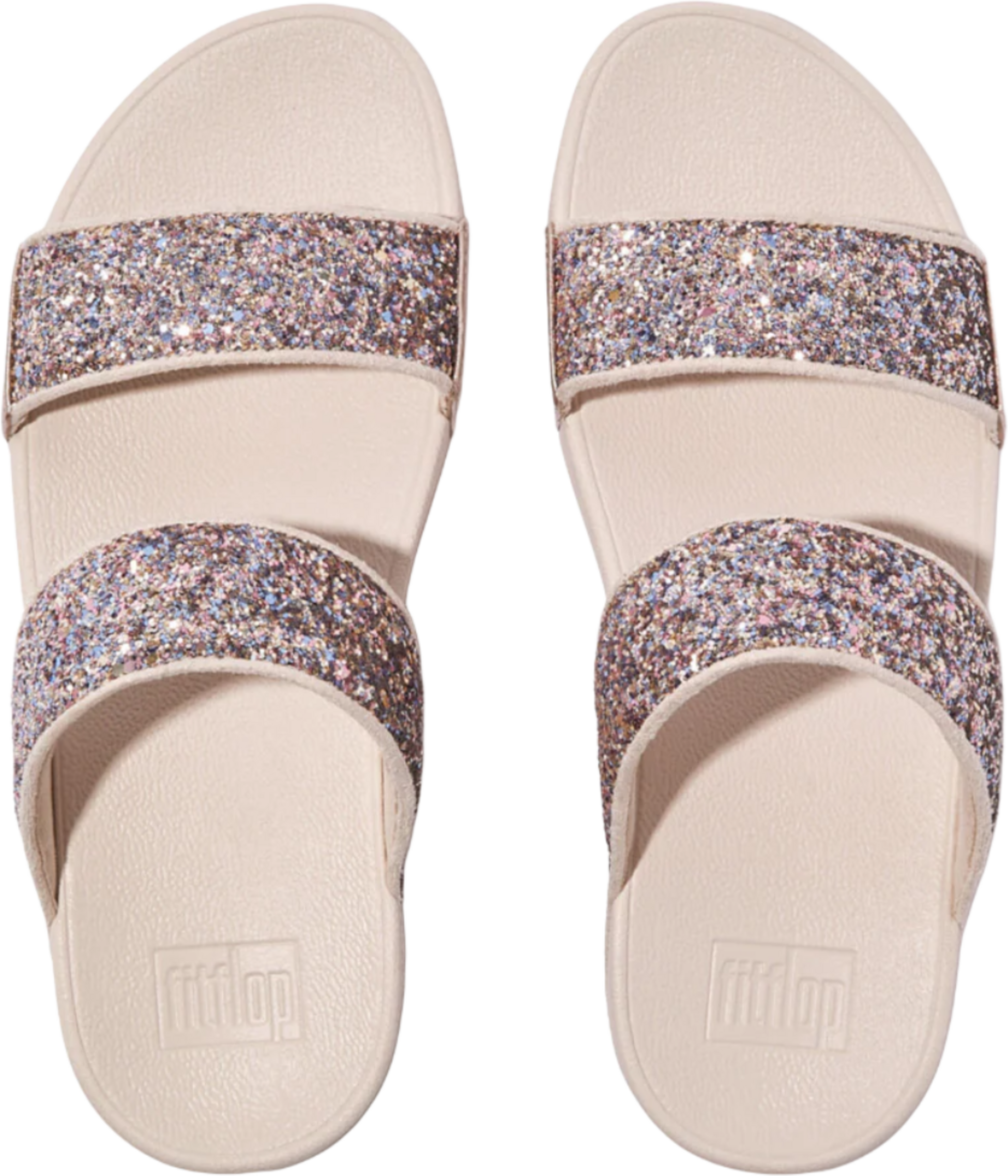 FITFLOP, Lulu Multi-tonal Glitter Slides