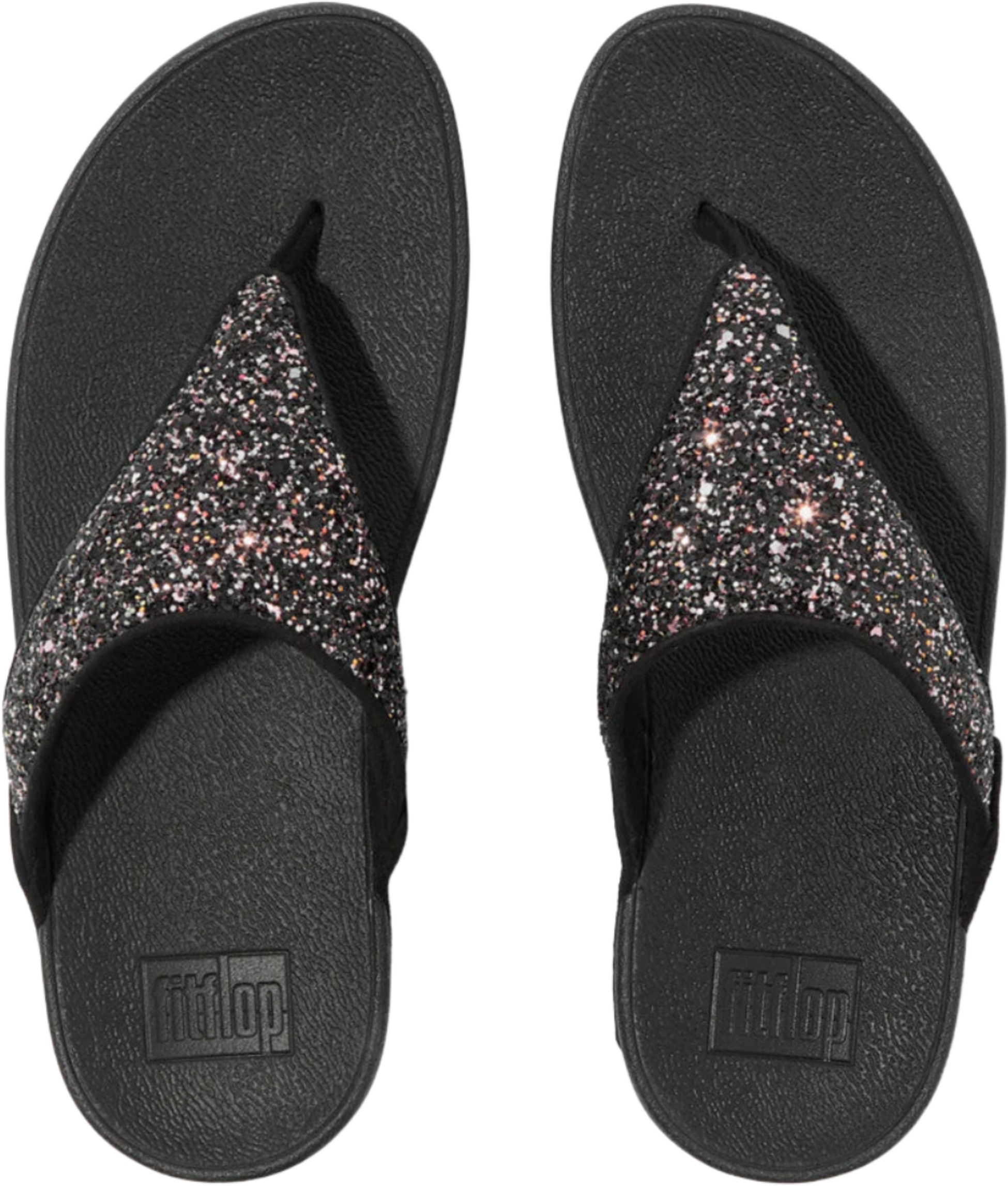 FITFLOP, Lulu Multi-tonal Glitter Toe-post Sandals