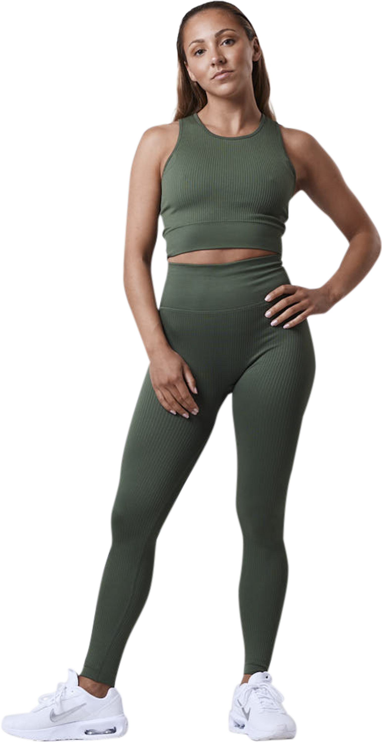 CLN ATHLETICS, Luma Ribbed Seamless Tights