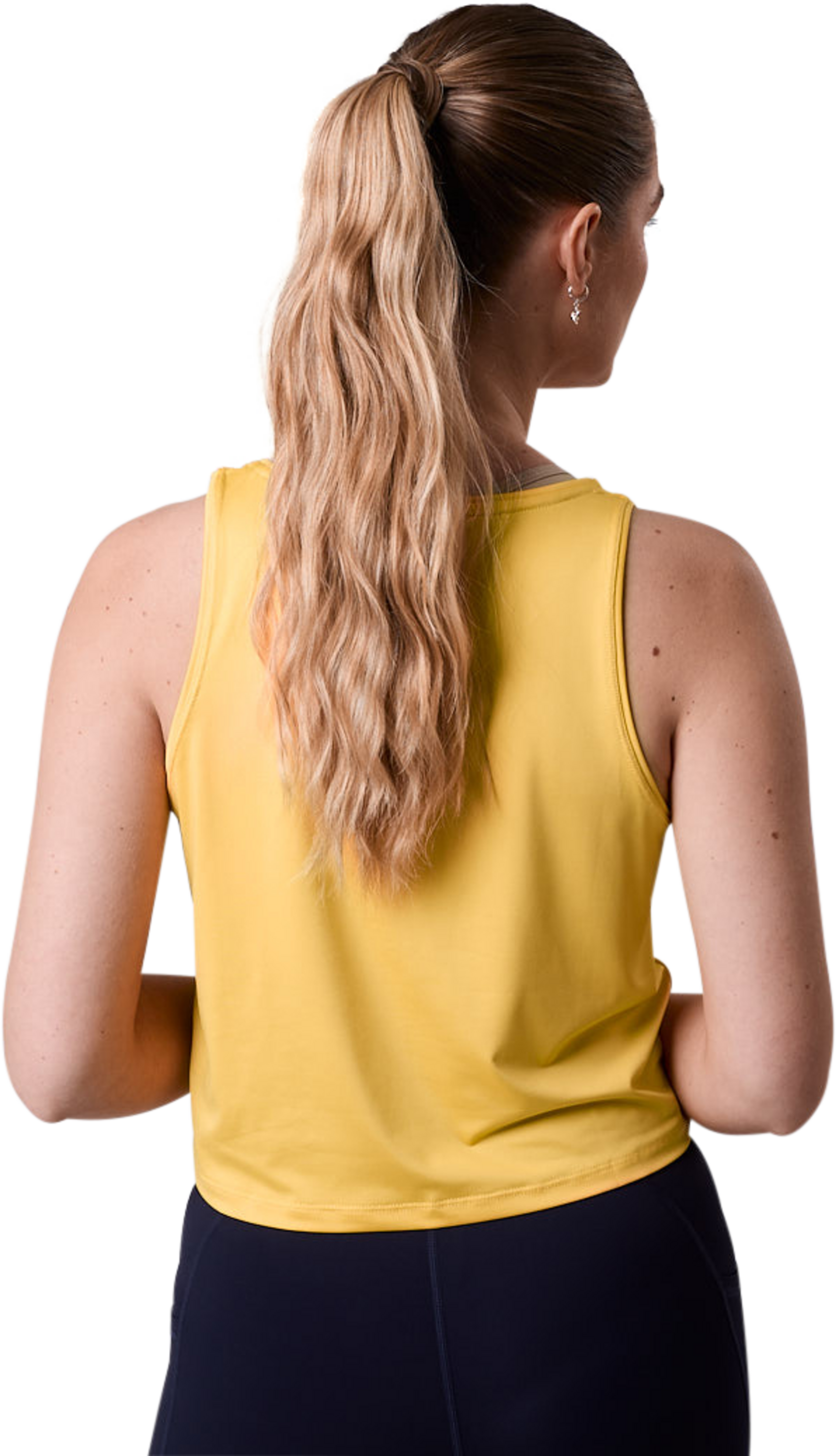 CLN ATHLETICS, Lunar Cropped Tank Golden Yellow