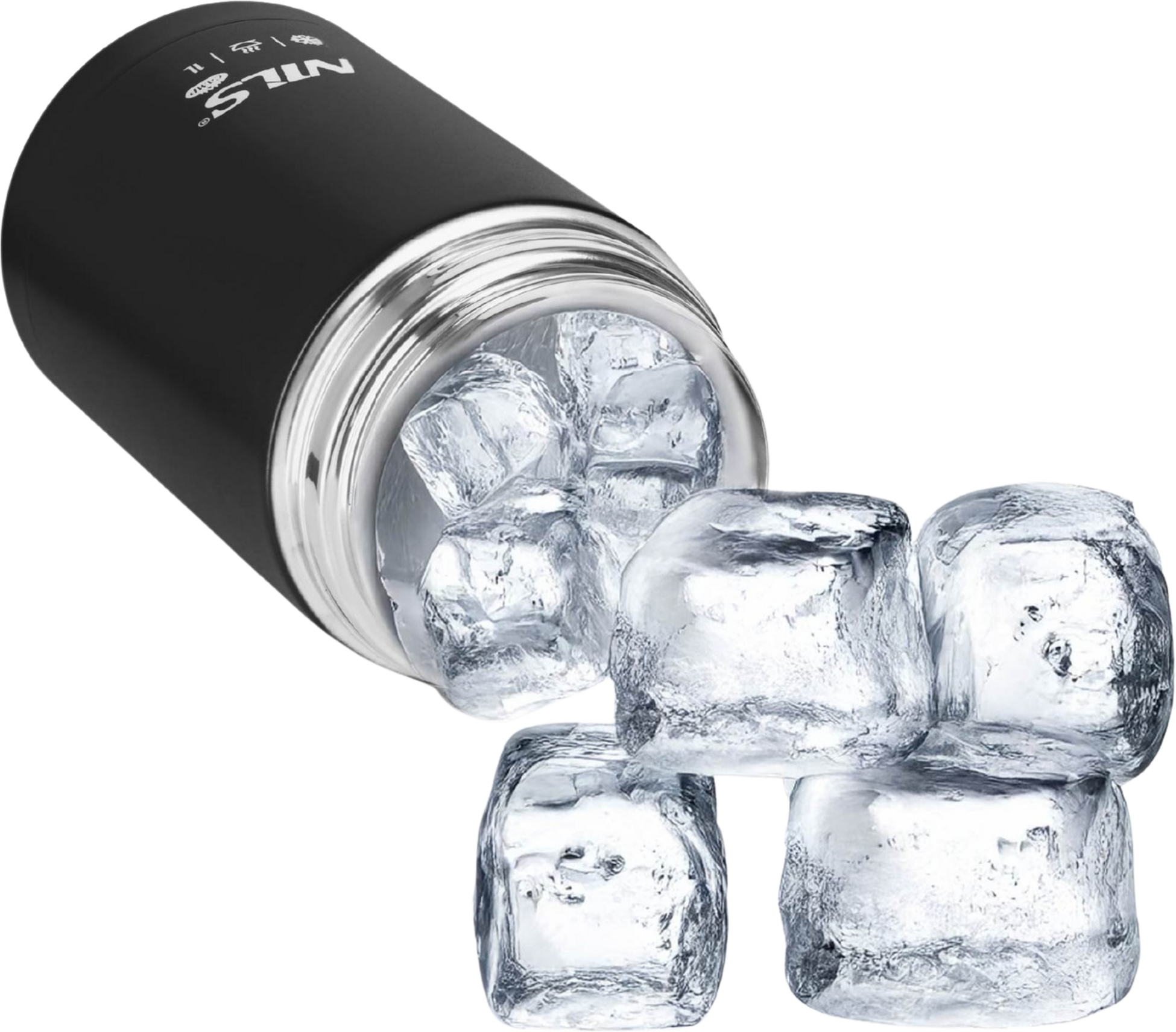 NORTHIX, Lunch Thermos 1000ml, Black, Insulated Flask