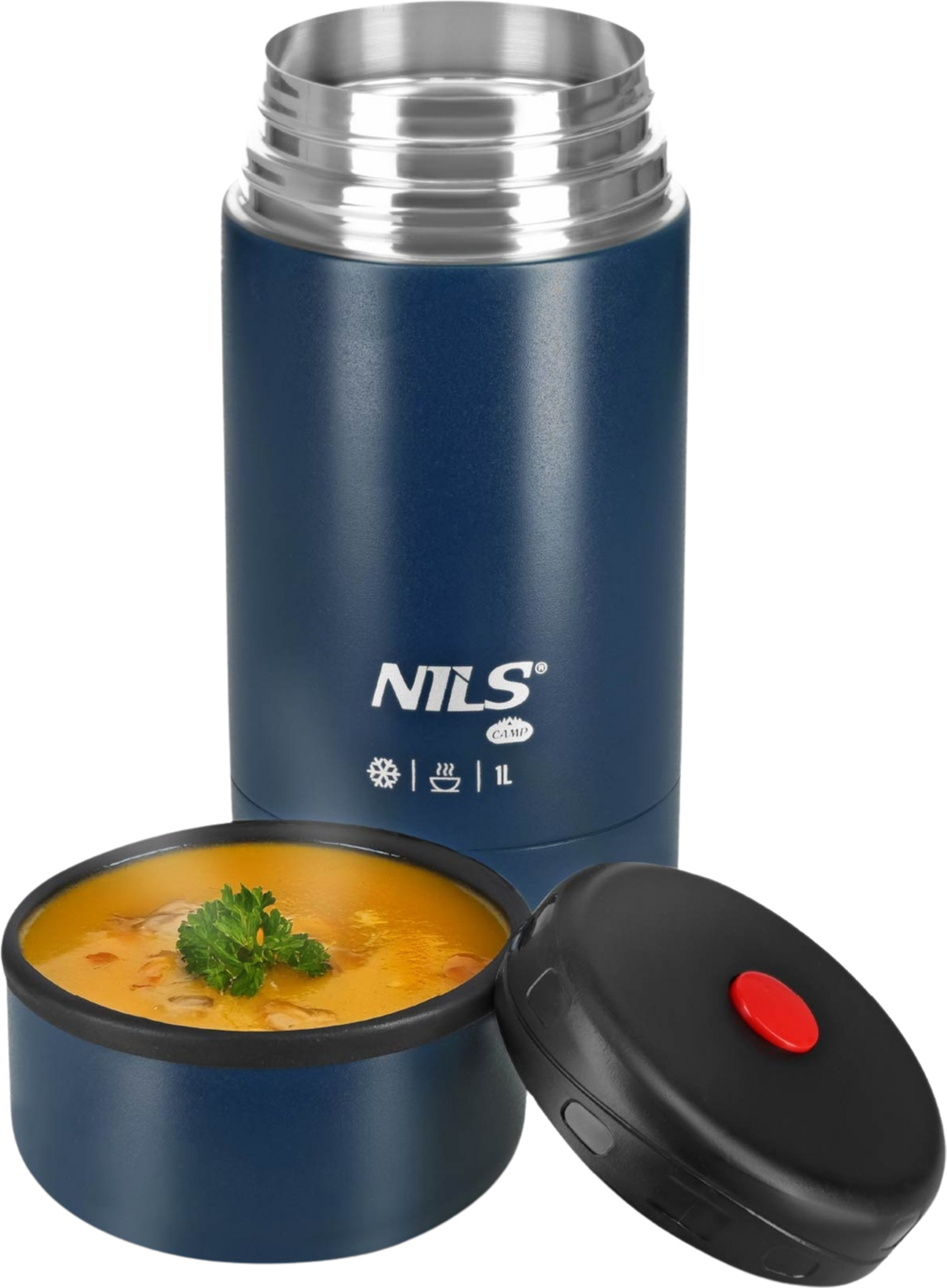 NORTHIX, Lunch Thermos 1000ml, Blue, Insulated Flask