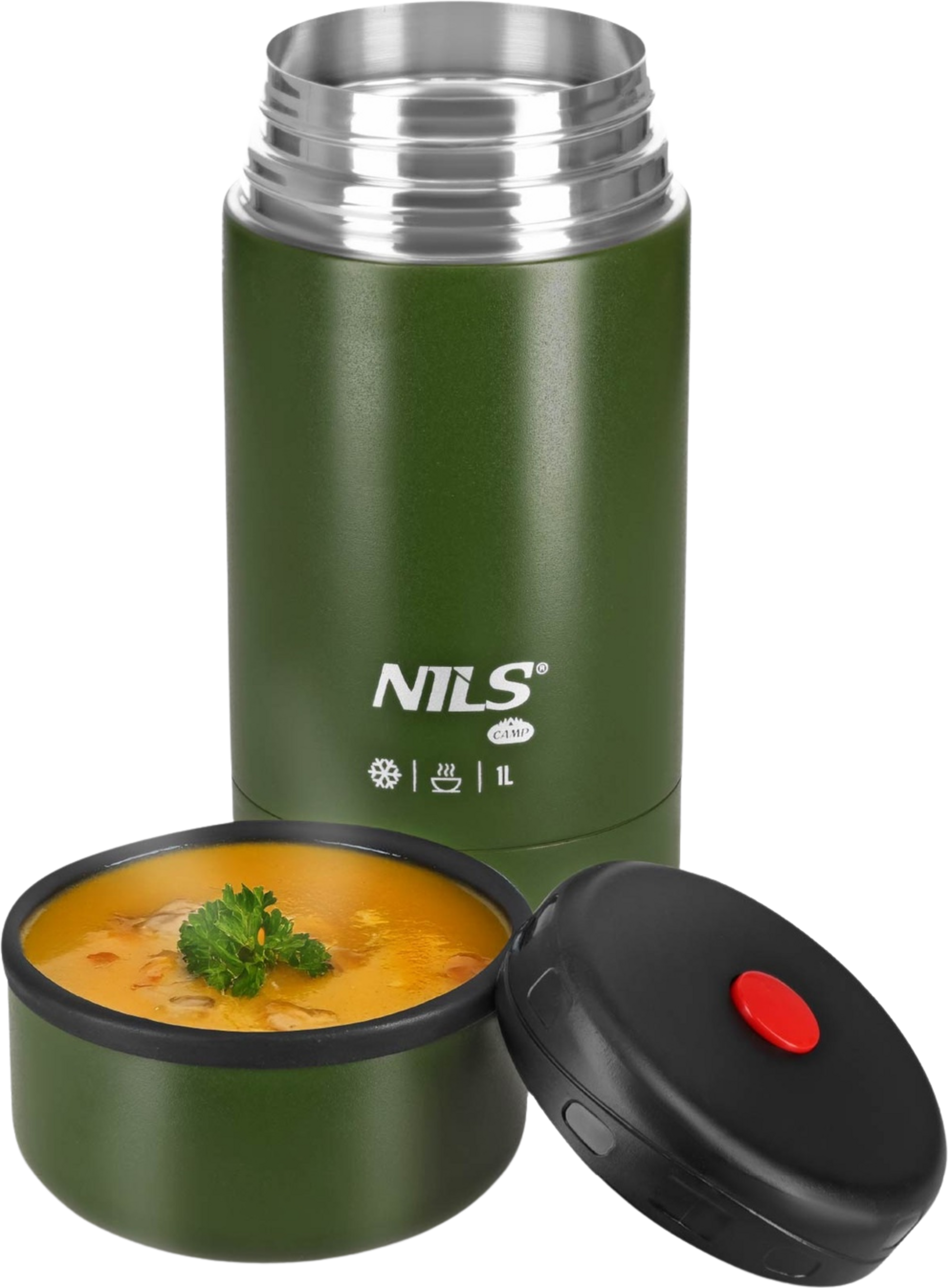 NORTHIX, Lunch Thermos 1000ml, Green, Insulated Flask