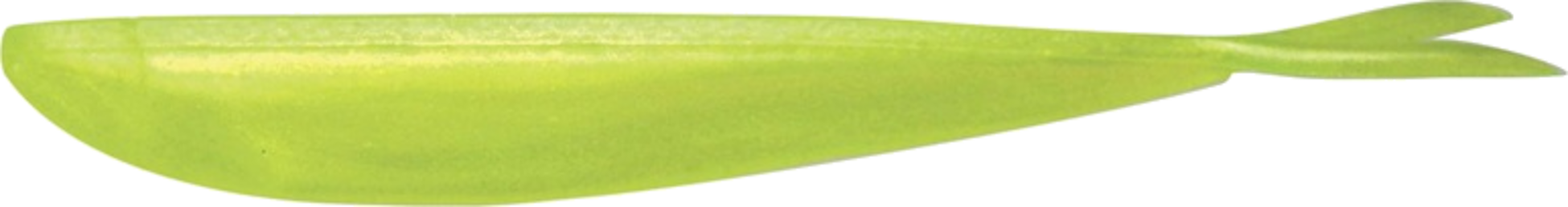LUNKER CITY, Lunker City Fin-s Fish Chartreuse Silk 6,35cm 20-pack
