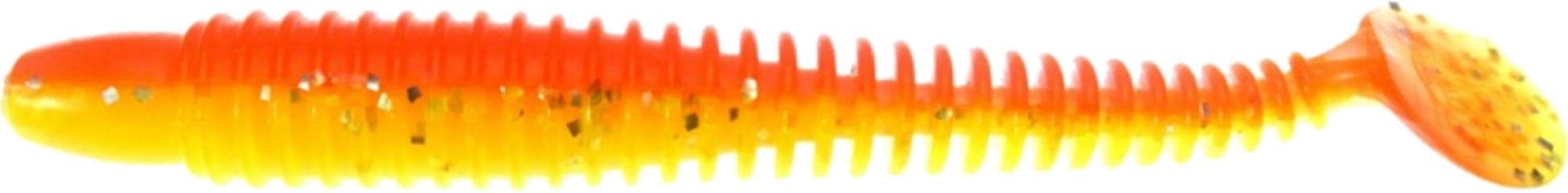 LUNKER CITY, Lunker City Swimmin' Ribster Atomic Chicken 10,2cm 9-pack