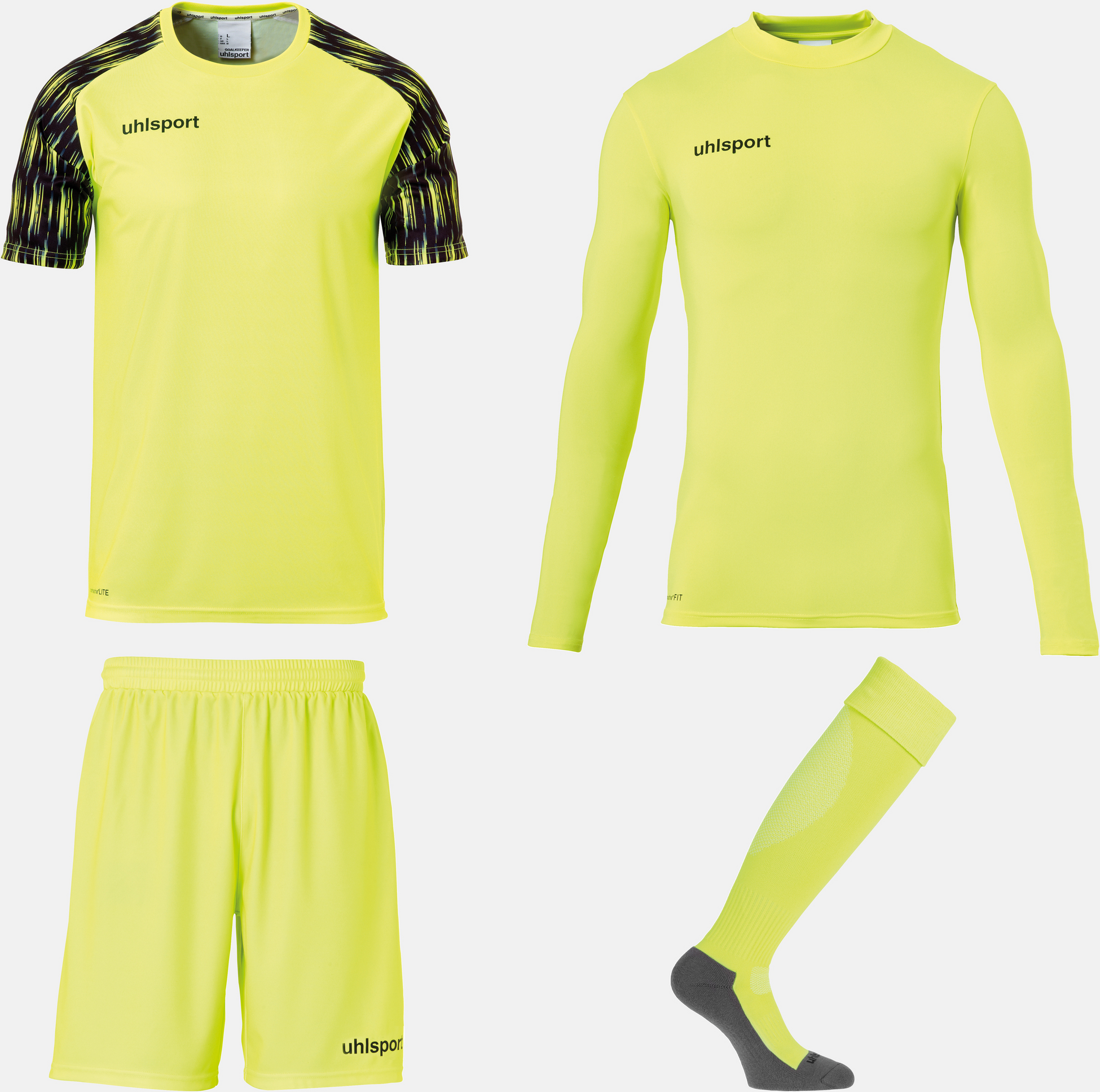 UHL SPORT, M&aring;lvaktsset Reaction Goalkeeper Set
