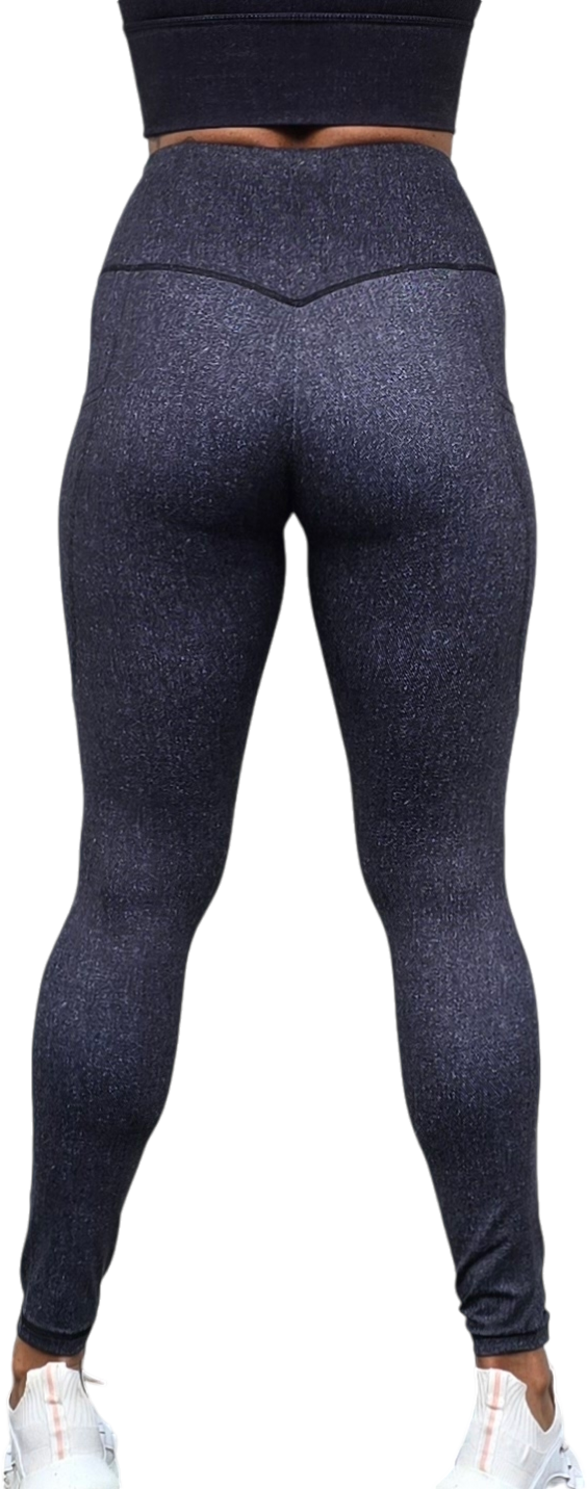 SHE DID, Mörkblå Jeans Tights