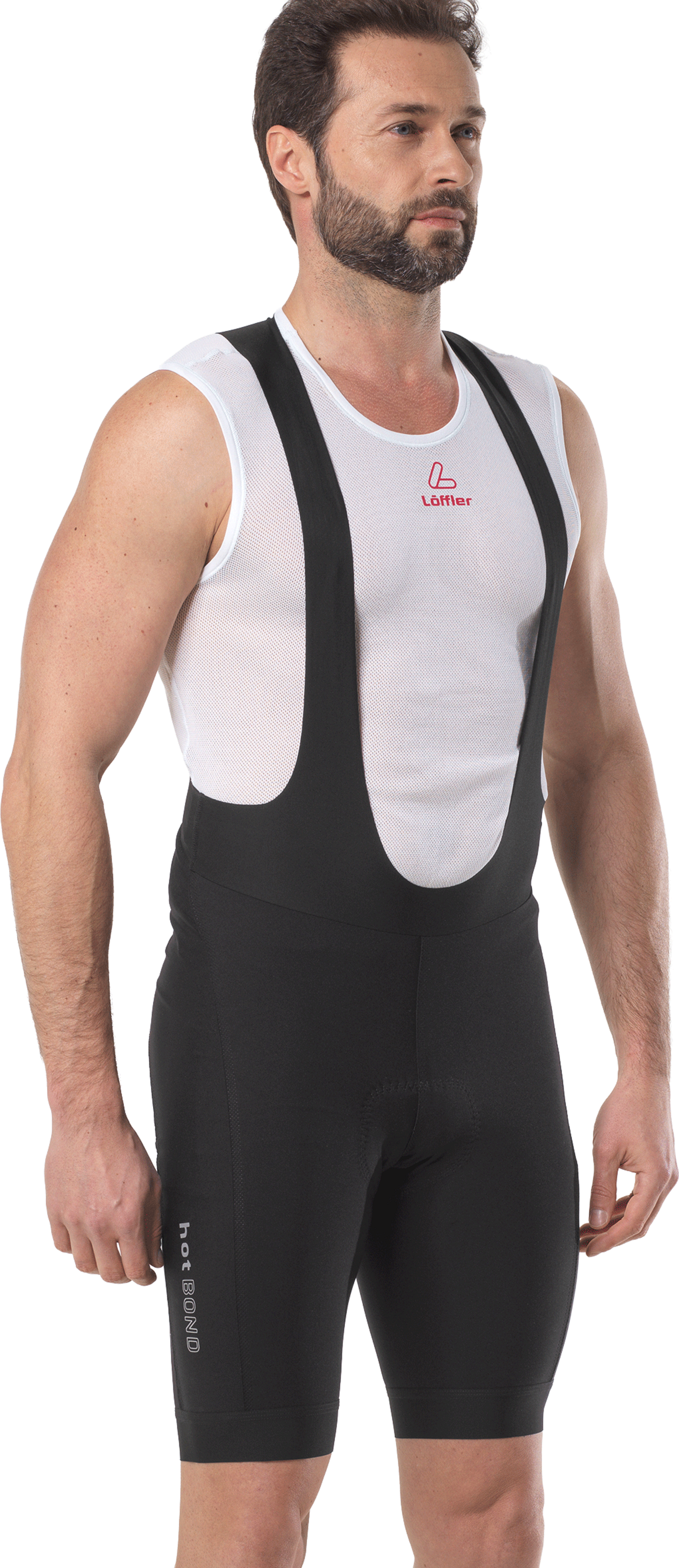 L&Ouml;FFLER, M Bike Bibshorts Hotbond