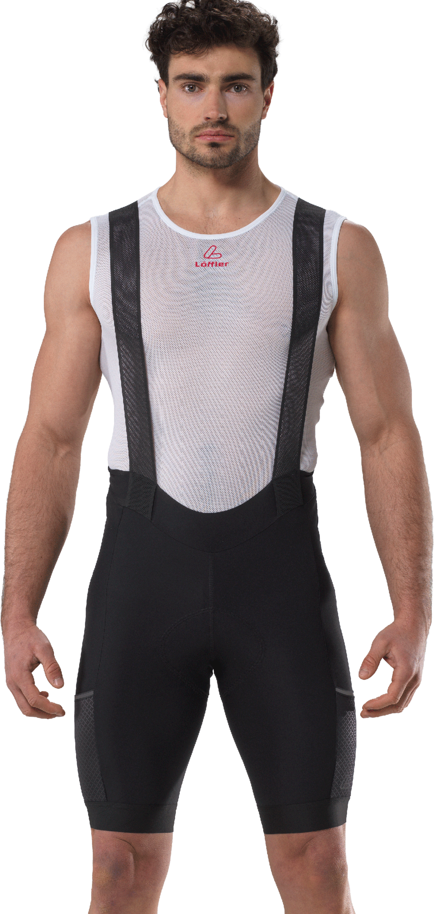 L&Ouml;FFLER, M Bike Bibshorts Skys Xt