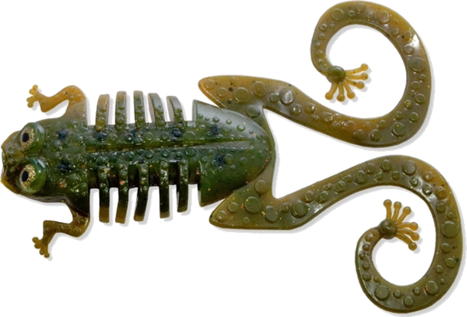 M-WAR, M-war Monkey Frog Big Bama Craw Star Back Black 15cm, 2-pack