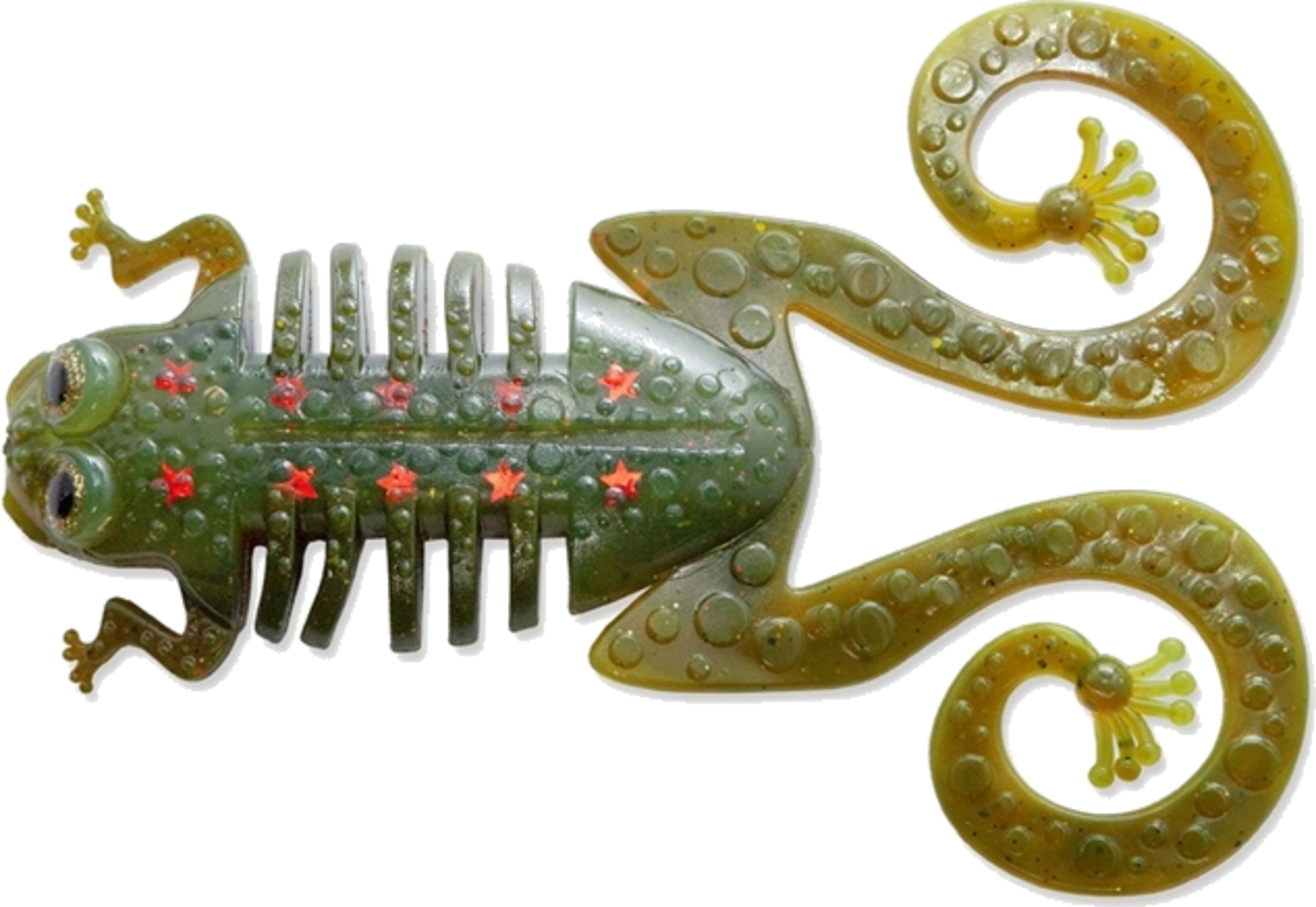 M-WAR, M-war Monkey Frog Big Green Pumpkin Star Back Red 15cm, 2-pack