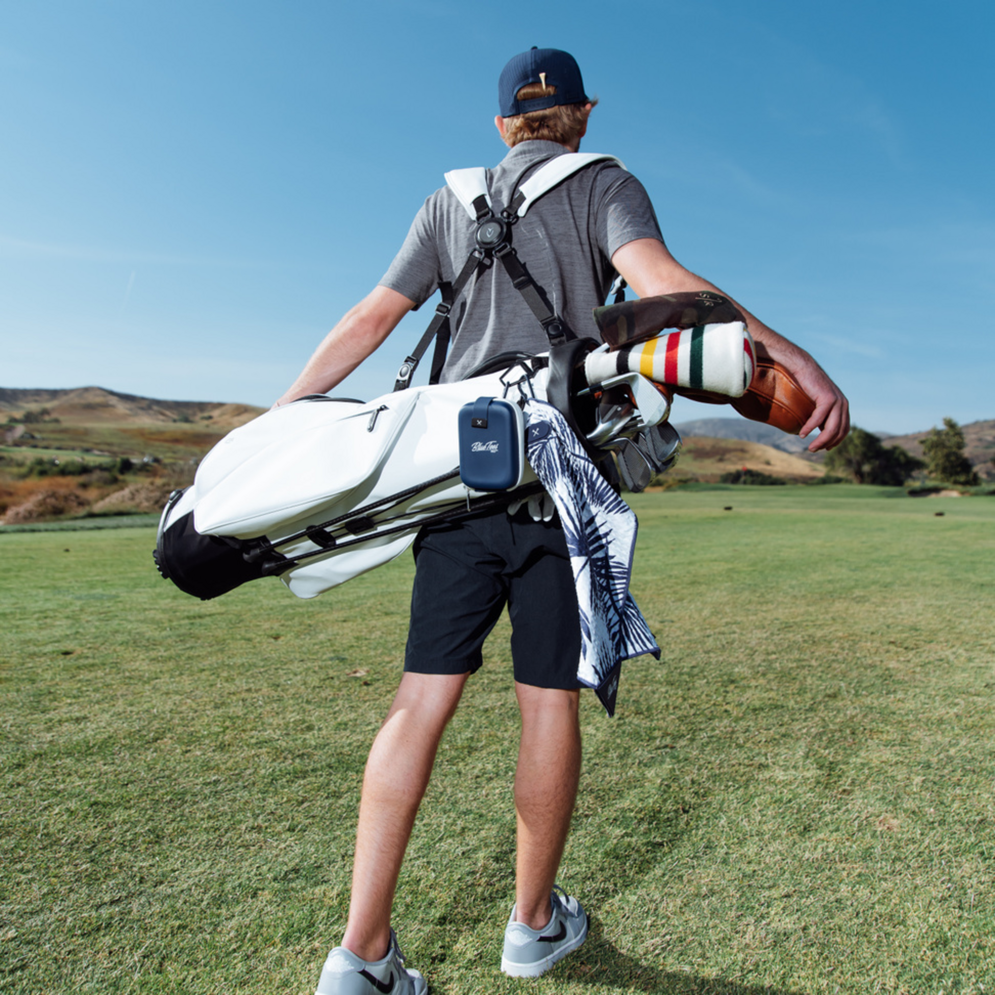 BLUE TEES, Magnetic Caddy Towel
