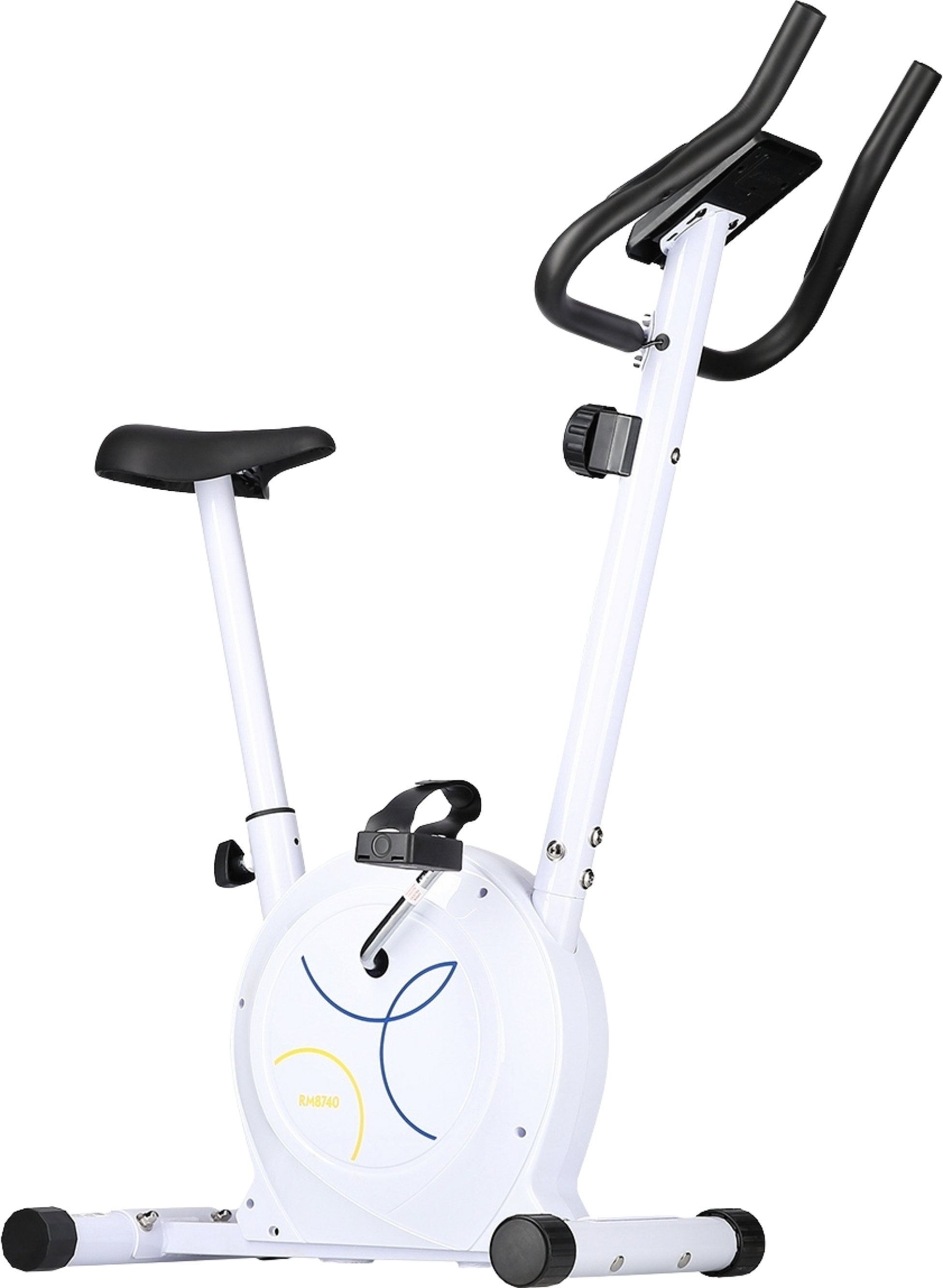 NORTHIX, Magnetic Exercise Bike, Adjustable Resistance, White