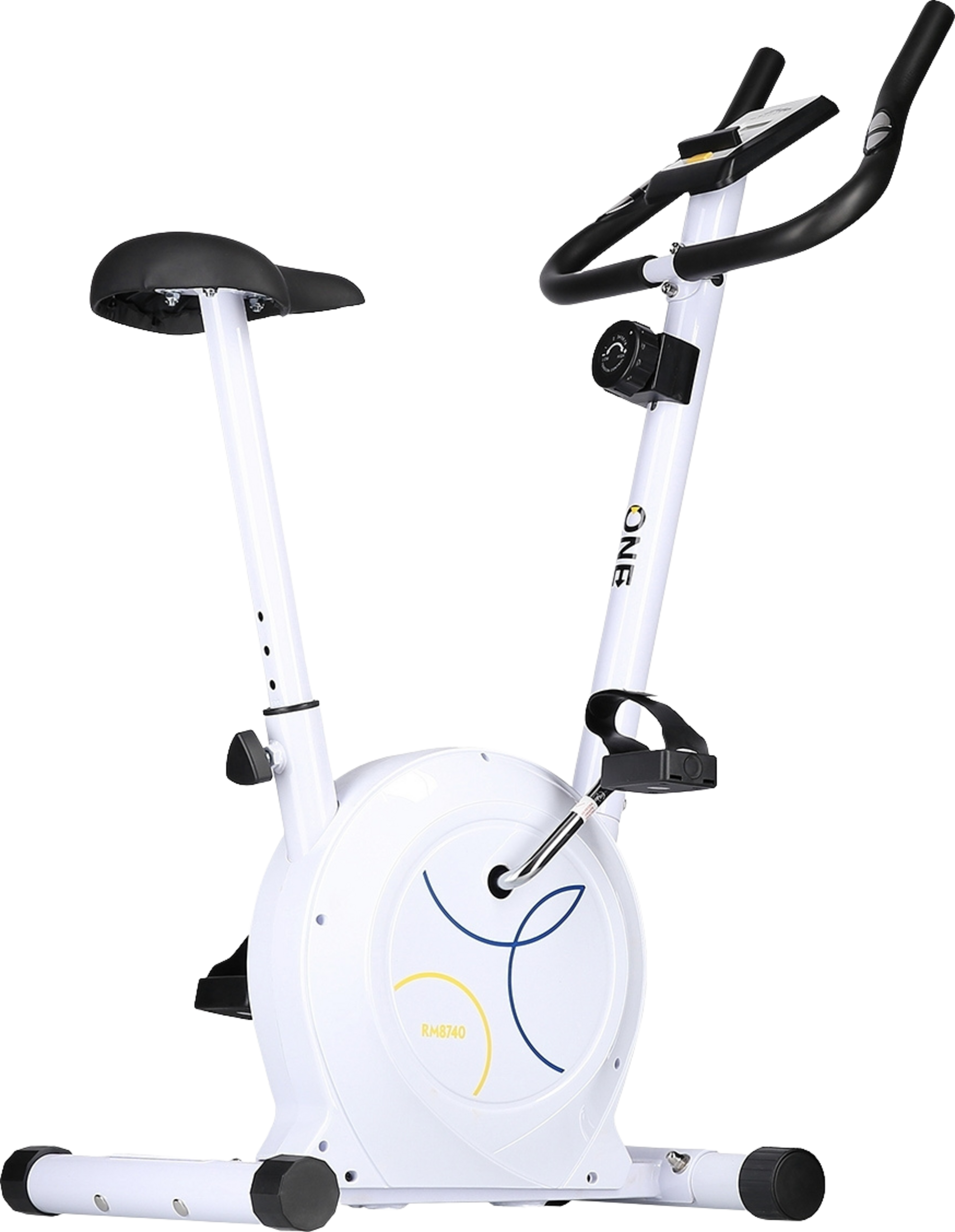 NORTHIX, Magnetic Exercise Bike, Adjustable Resistance, White