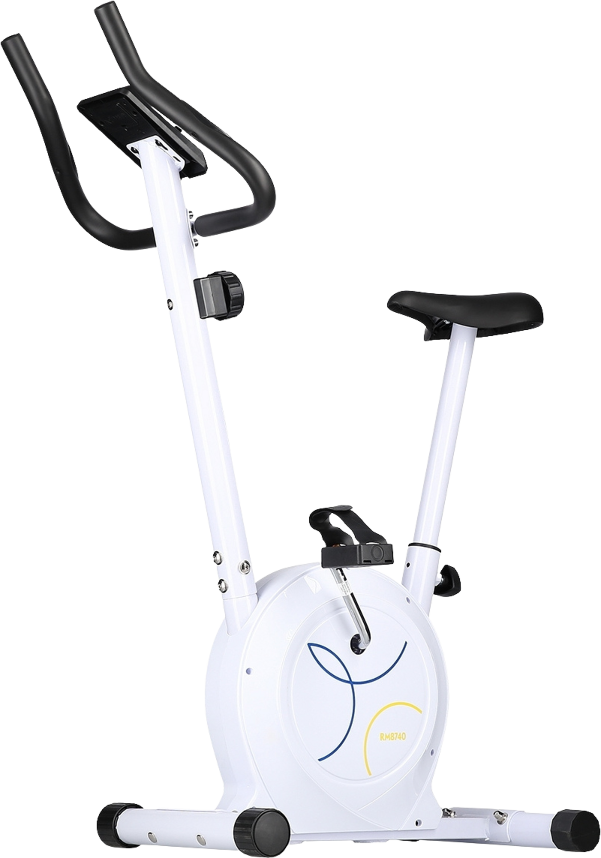 NORTHIX, Magnetic Exercise Bike, Adjustable Resistance, White
