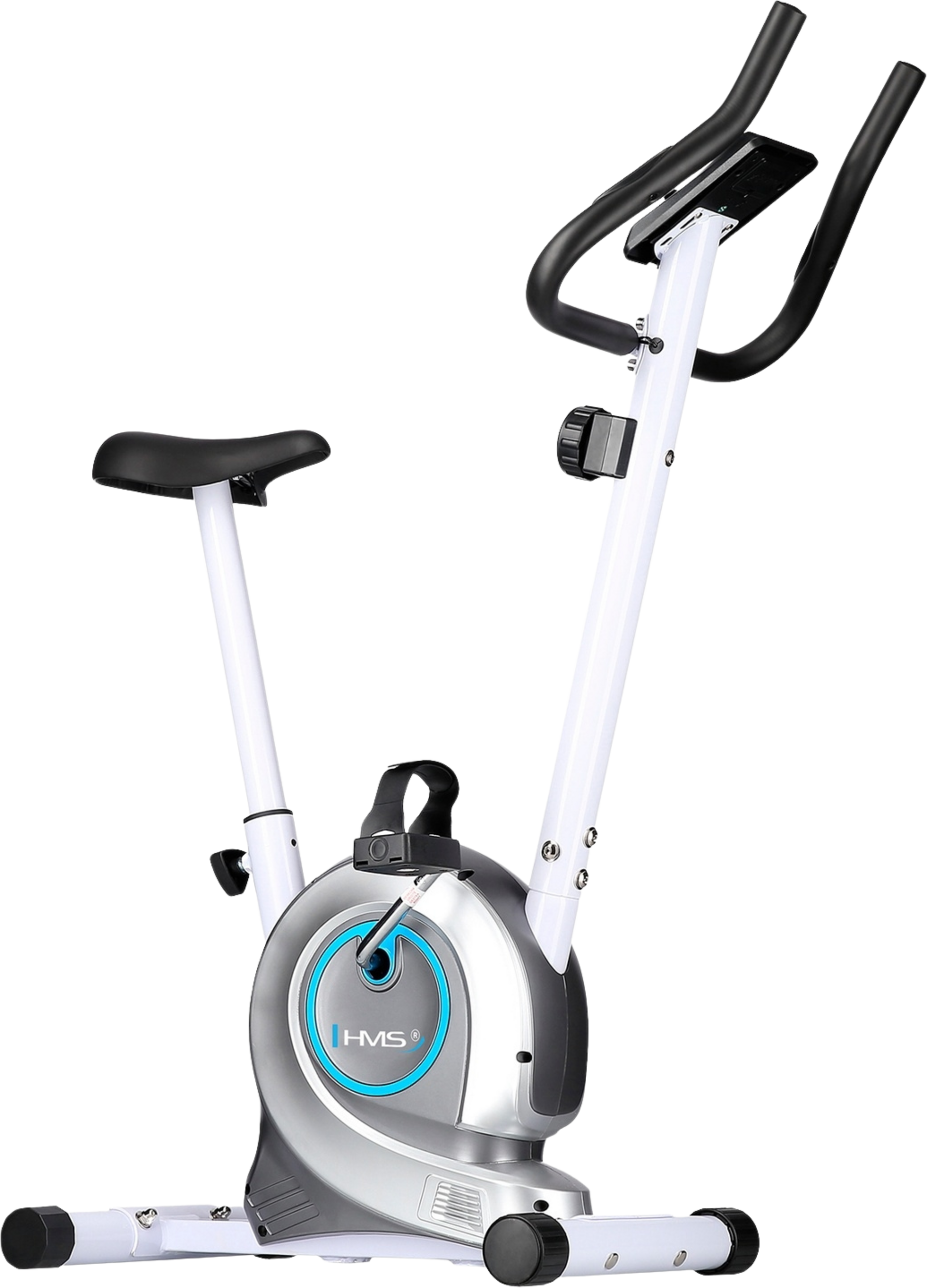 NORTHIX, Magnetic Stationary Bike, White, Adjustable Resistance