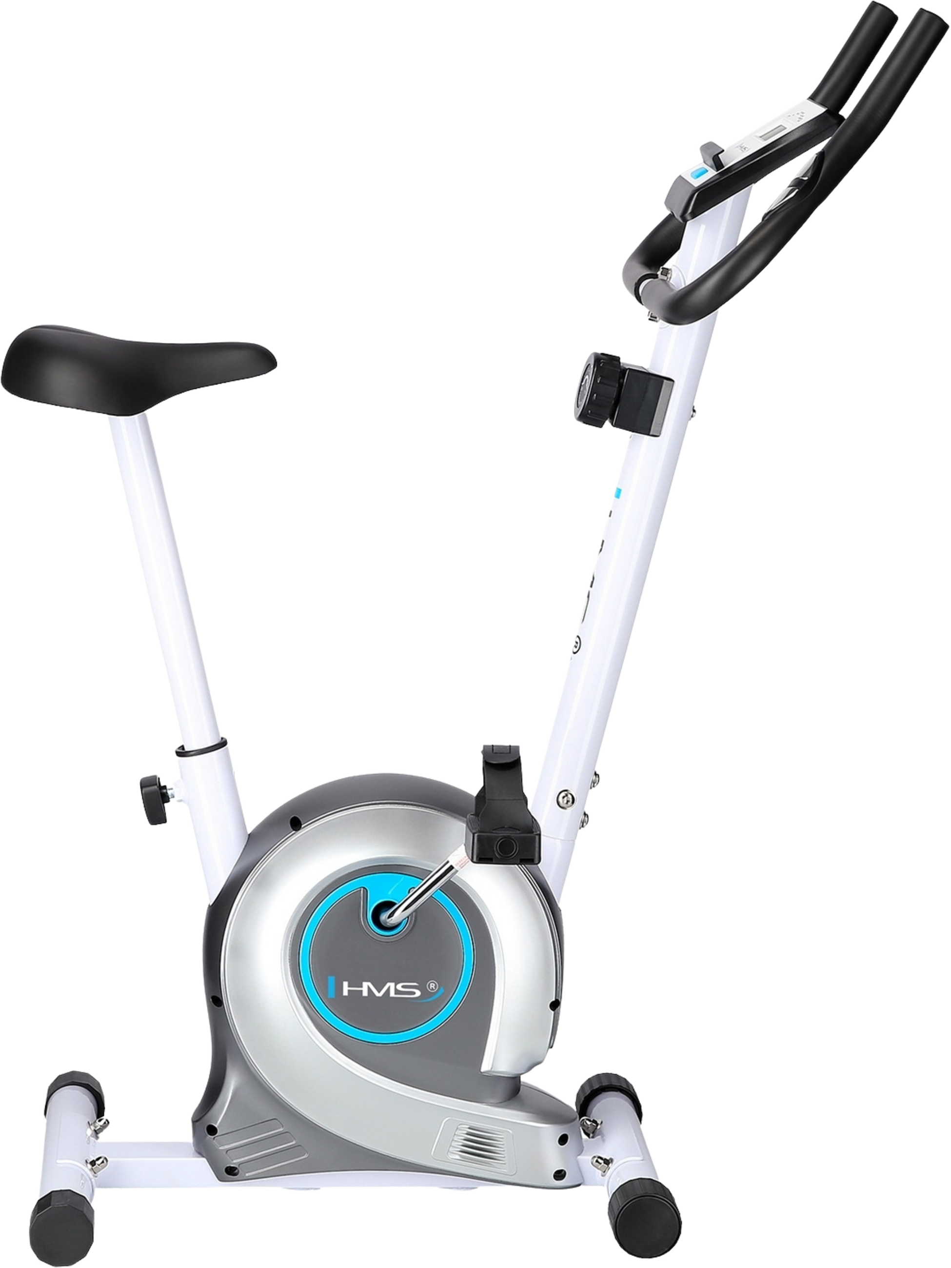 NORTHIX, Magnetic Stationary Bike, White, Adjustable Resistance