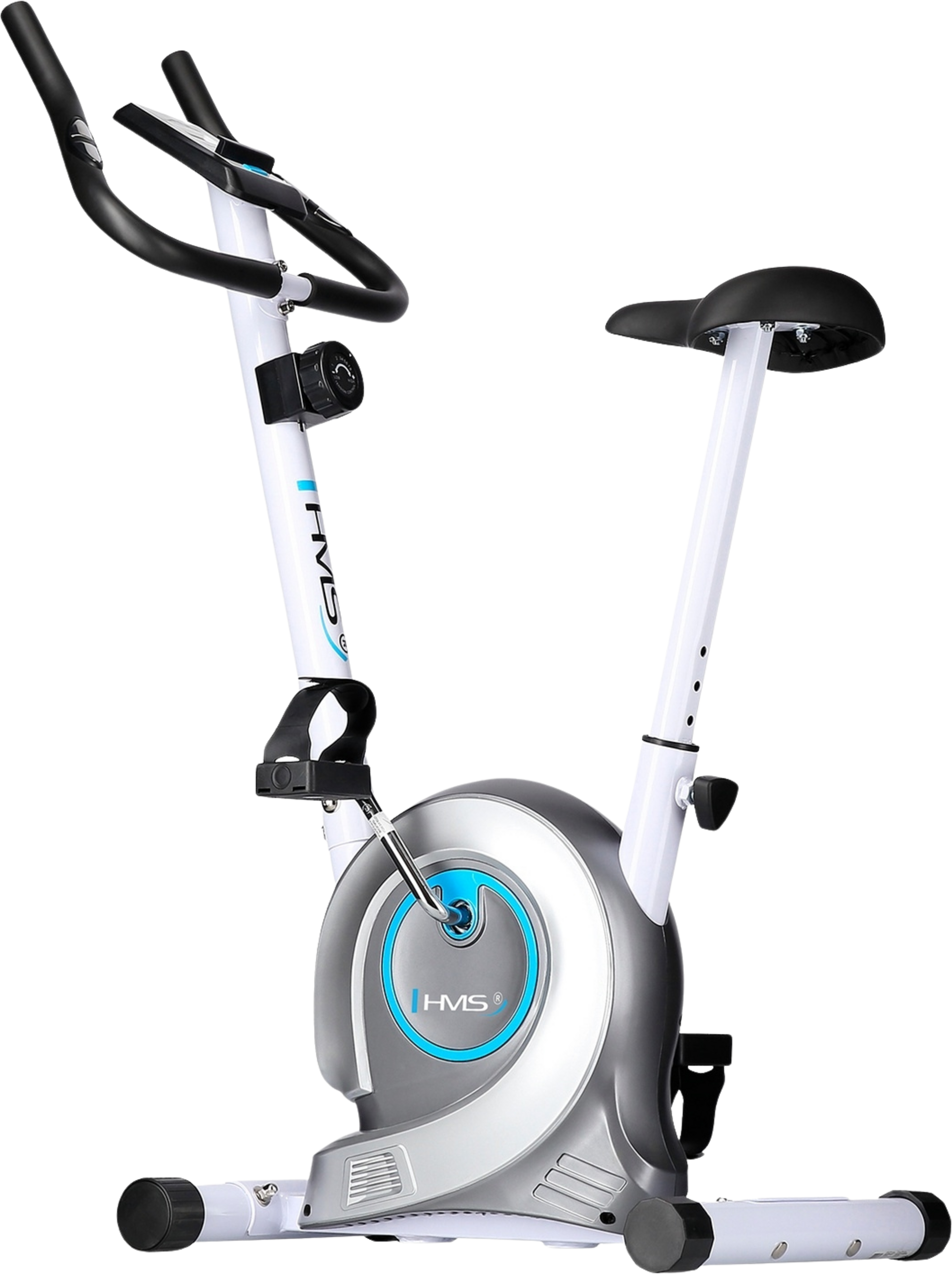 NORTHIX, Magnetic Stationary Bike, White, Adjustable Resistance