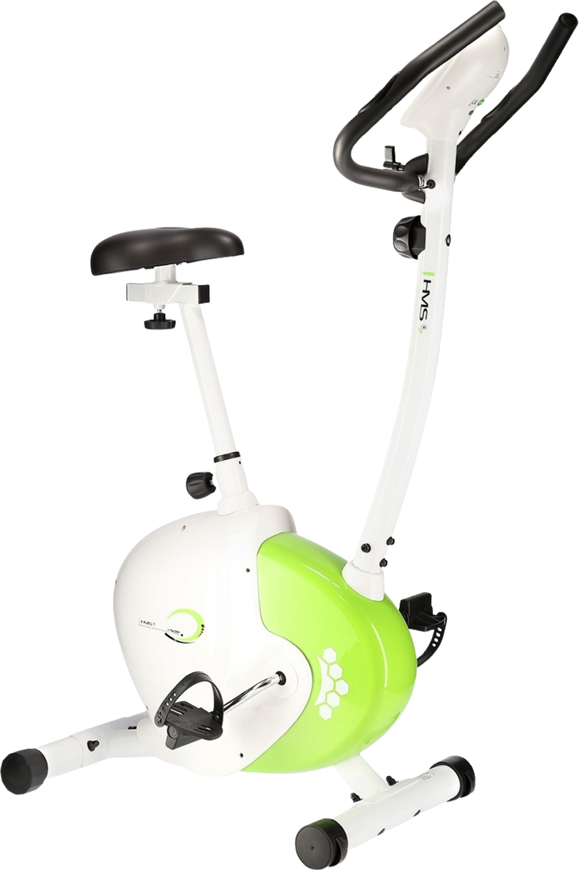 NORTHIX, Magnetic Stationary Bike, White-green, Home Fitness