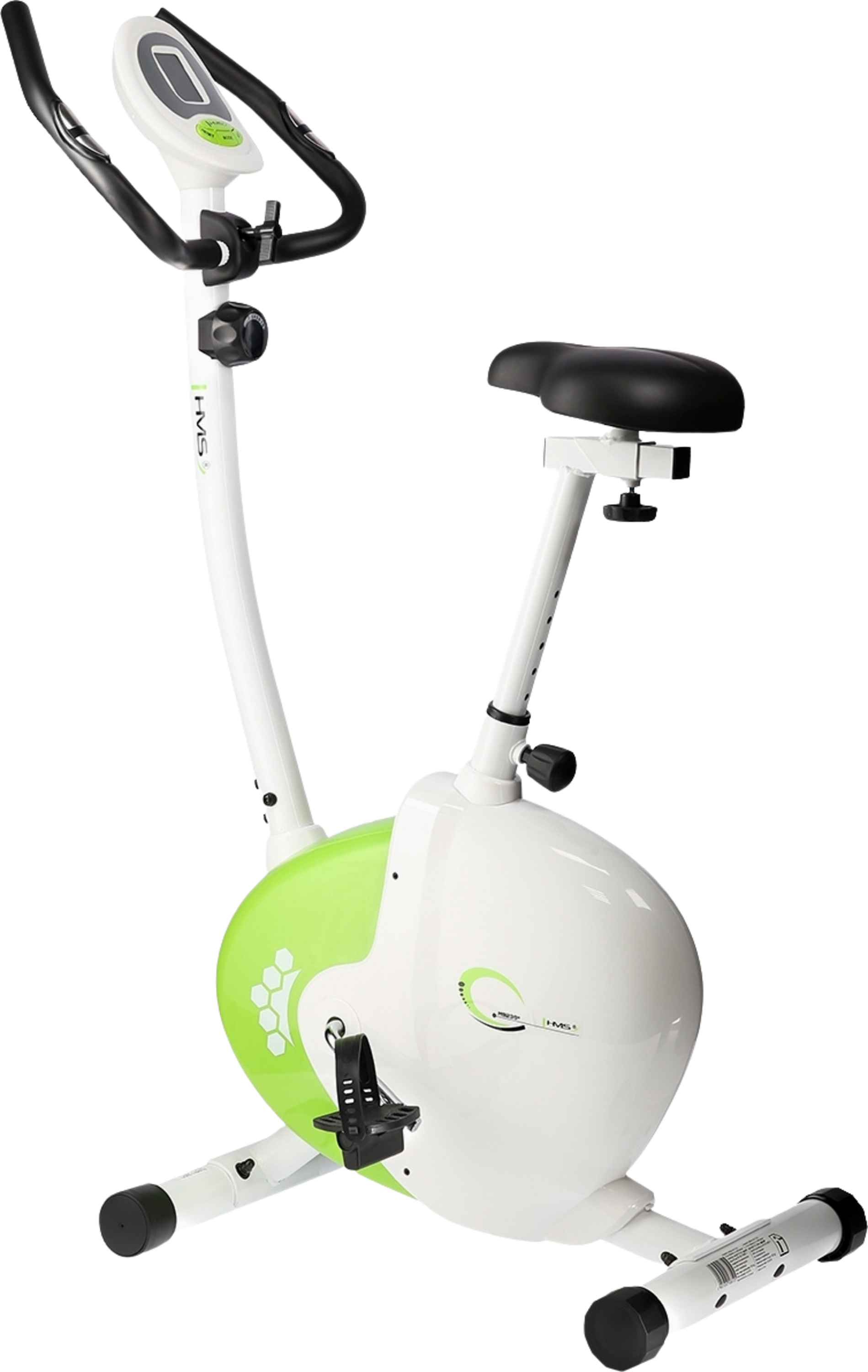 NORTHIX, Magnetic Stationary Bike, White-green, Home Fitness