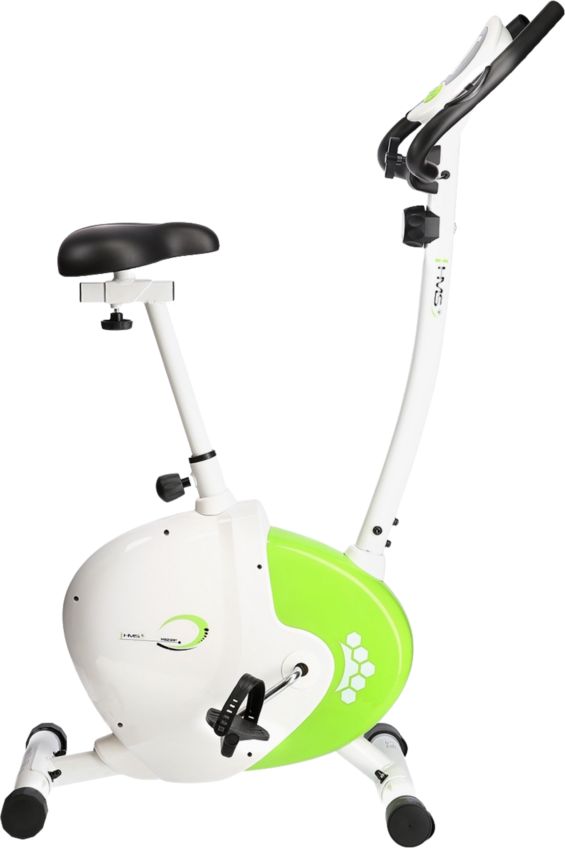 NORTHIX, Magnetic Stationary Bike, White-green, Home Fitness