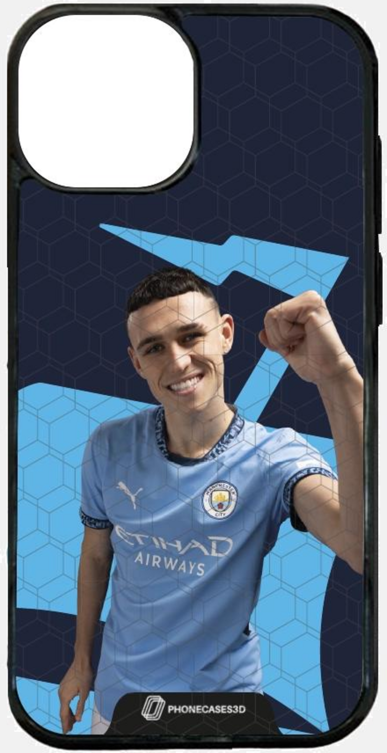 PHONECASES3D, Manchester City Official 3d Phone Case &ndash; Foden Background Ship