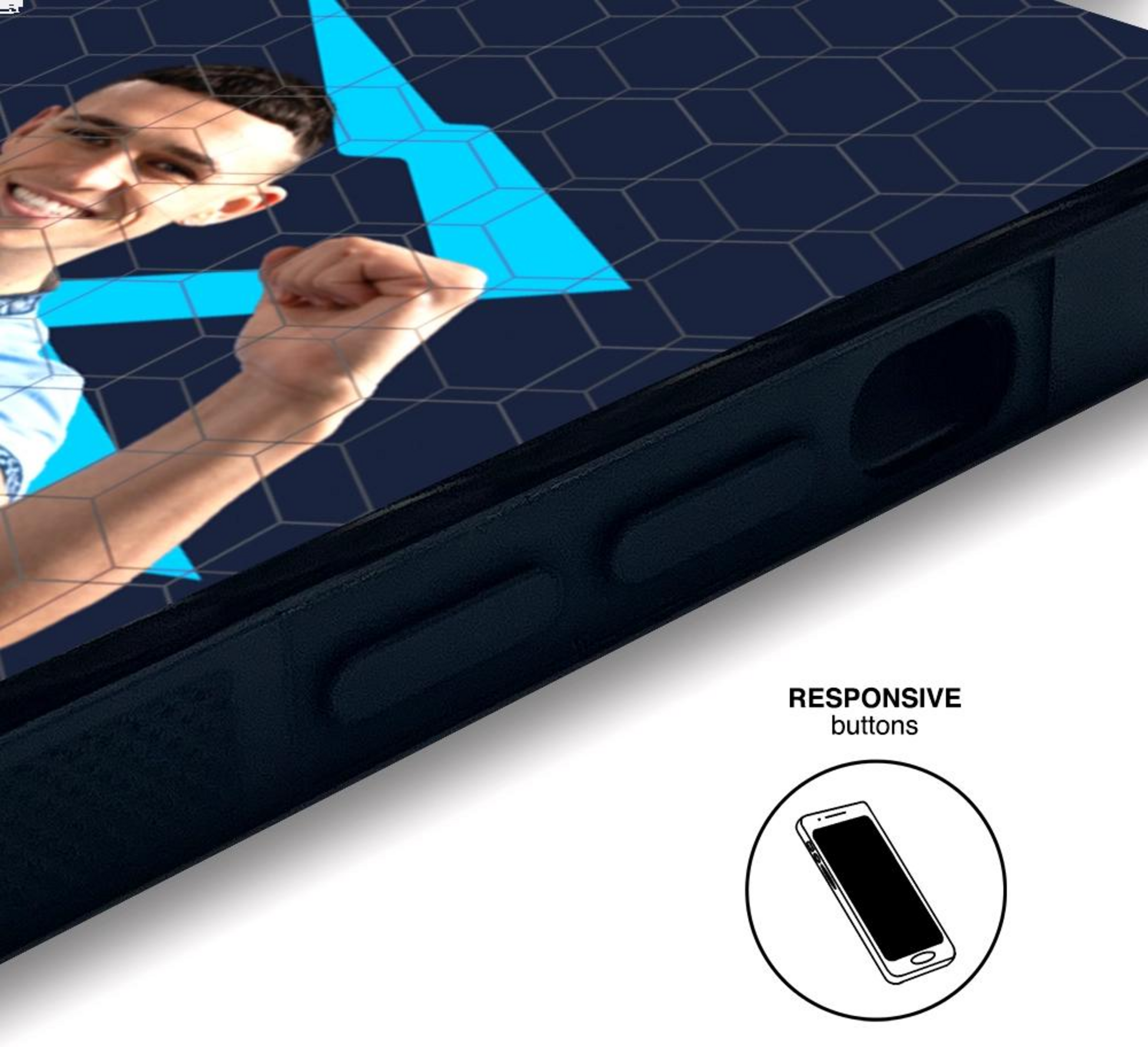 PHONECASES3D, Manchester City Official 3d Phone Case &ndash; Foden Background Ship