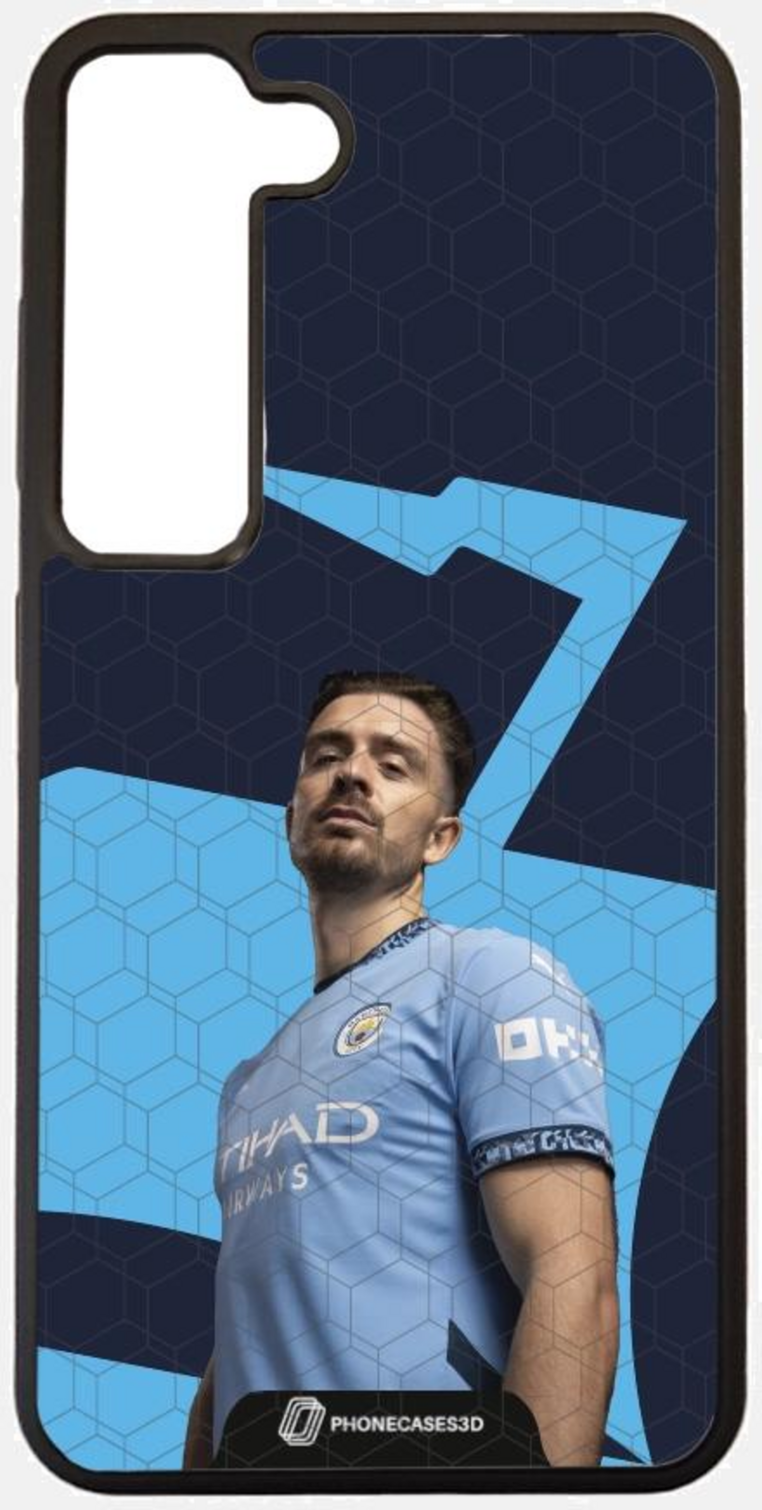 PHONECASES3D, Manchester City Official 3d Phone Case &ndash; Grealish Background Ship