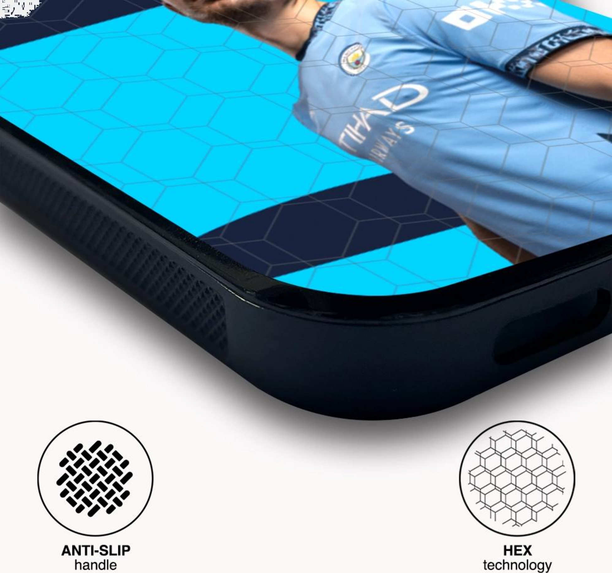 PHONECASES3D, Manchester City Official 3d Phone Case &ndash; Grealish Background Ship