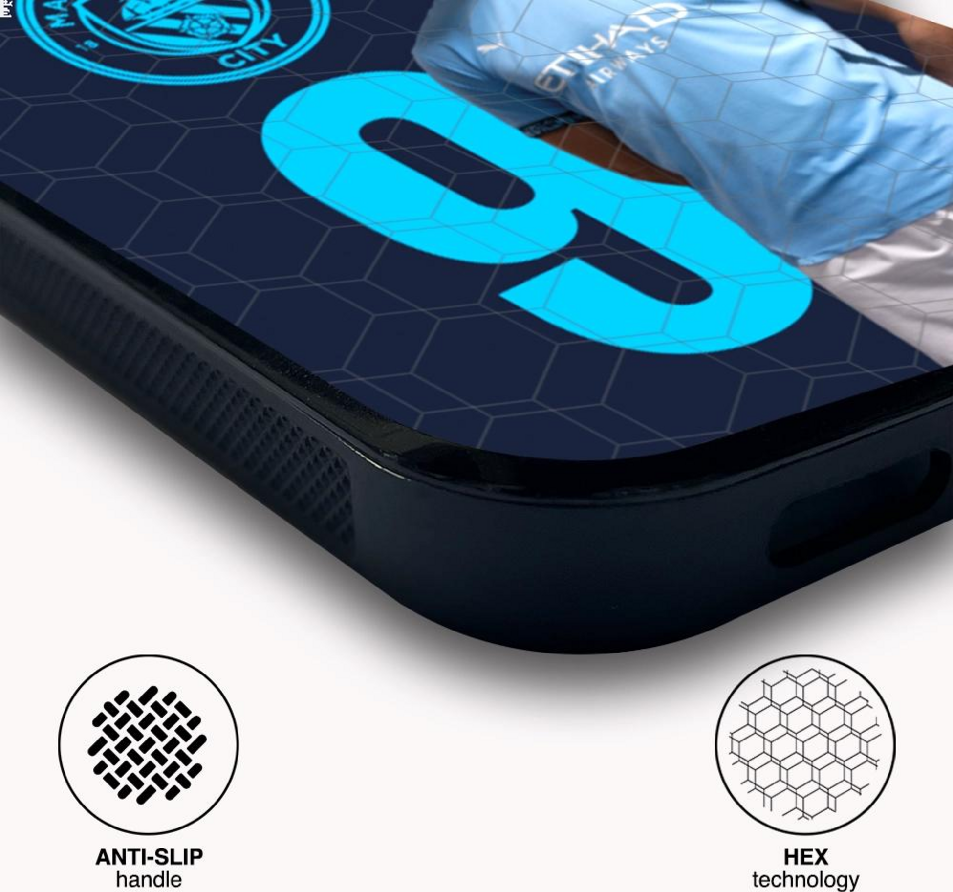 PHONECASES3D, Manchester City Official 3d Phone Case &ndash; Haaland + Num