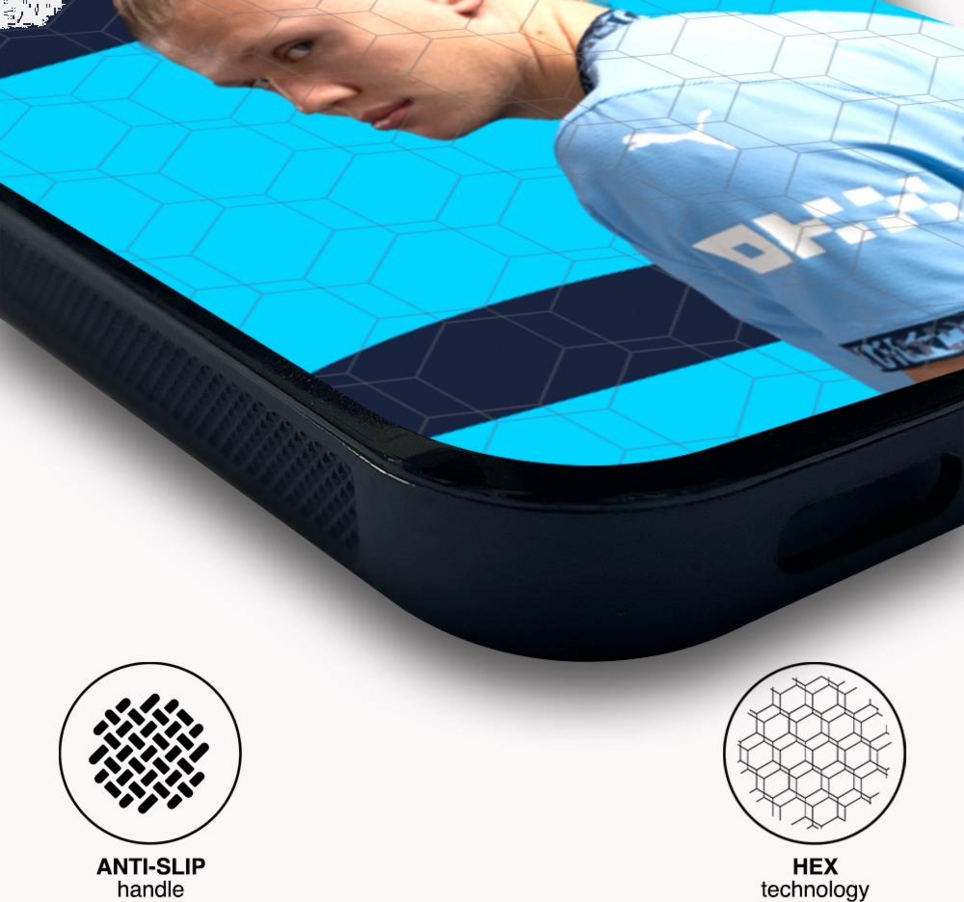 PHONECASES3D, Manchester City Official 3d Phone Case &ndash; Haaland Background Ship