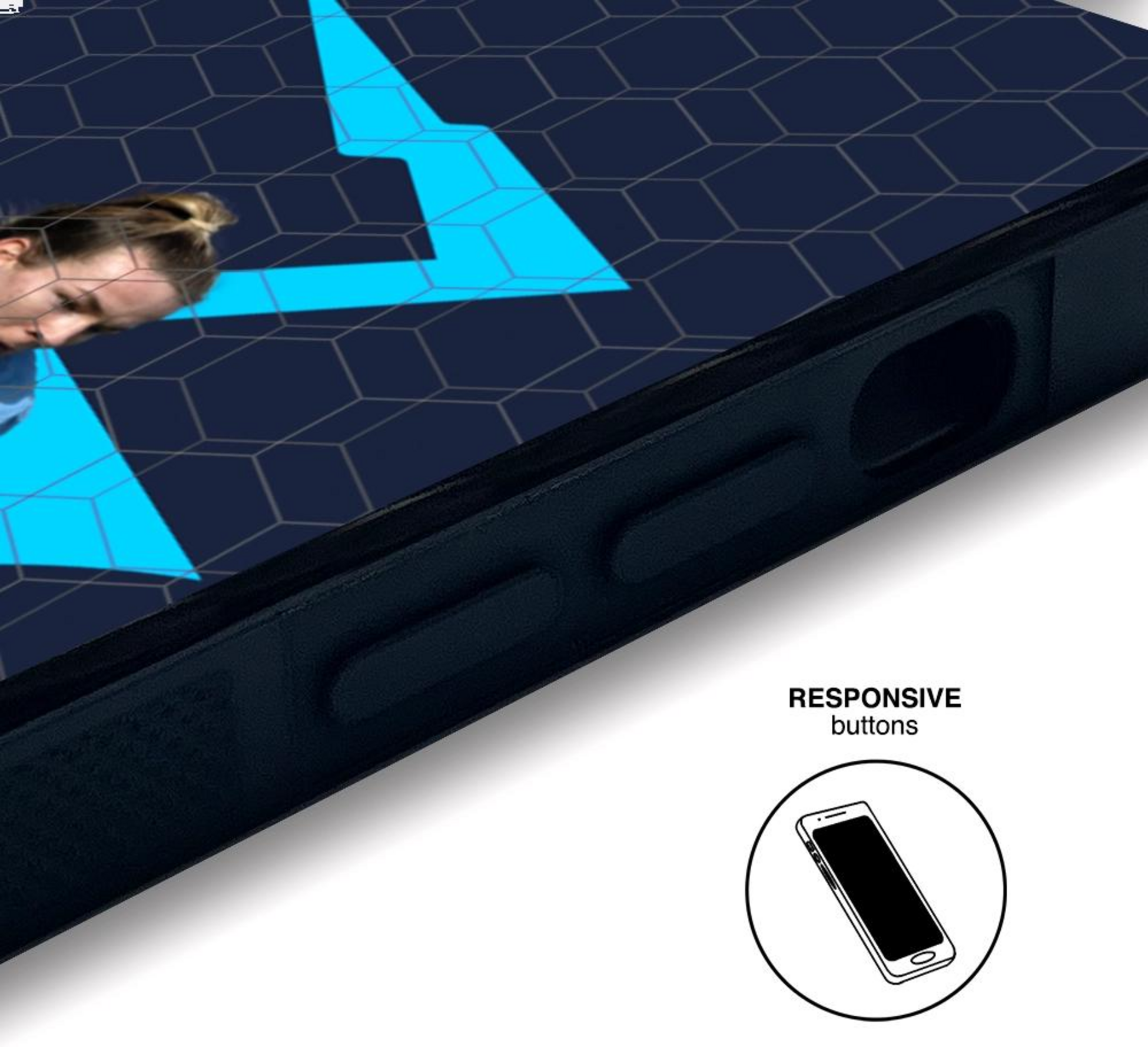 PHONECASES3D, Manchester City Official 3d Phone Case – Hemp Background Ship