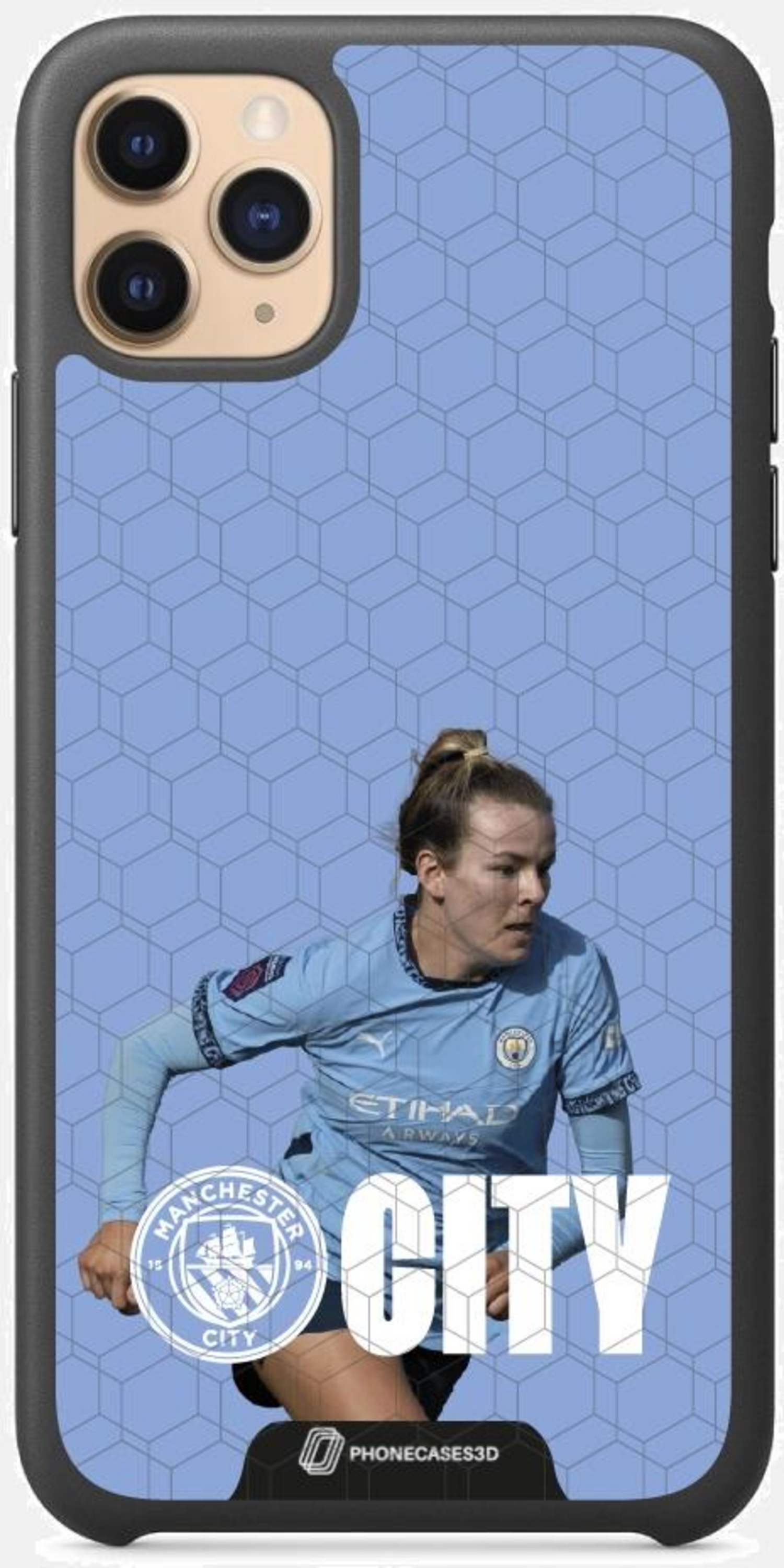 PHONECASES3D, Manchester City Official 3d Phone Case &ndash; Hemp