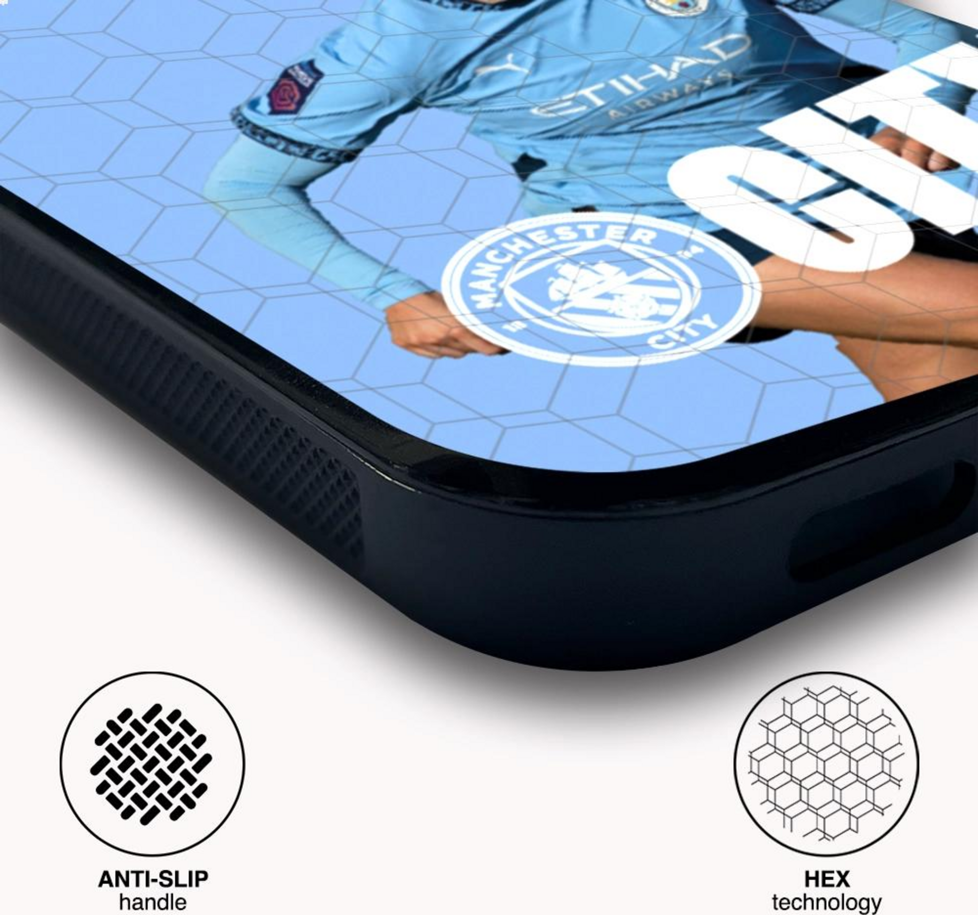 PHONECASES3D, Manchester City Official 3d Phone Case &ndash; Hemp
