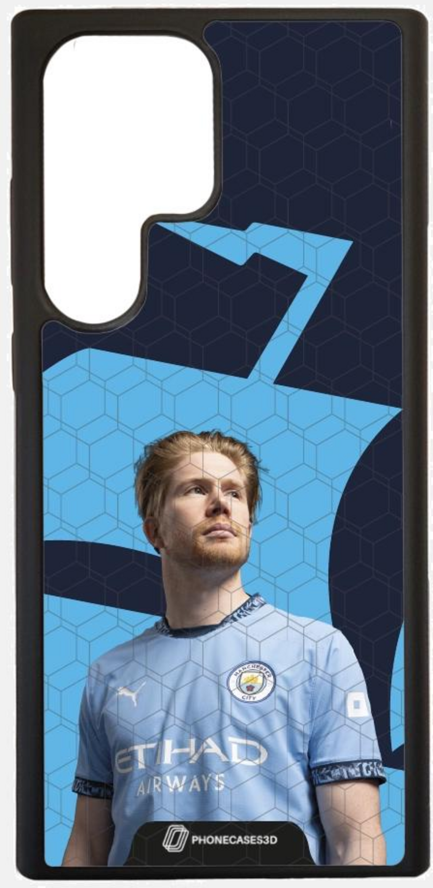 PHONECASES3D, Manchester City Official 3d Phone Case – Kevin Background Ship