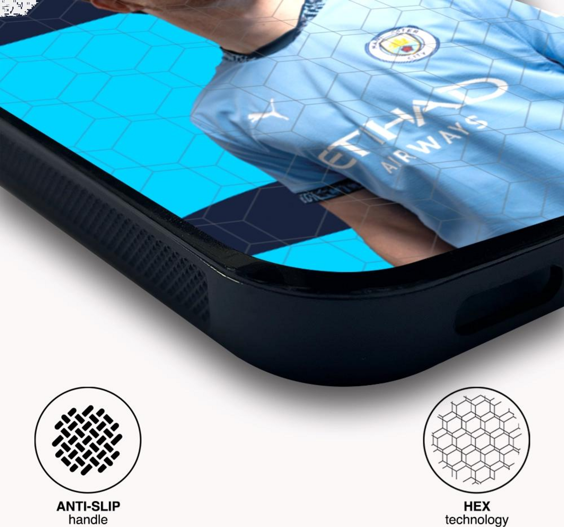 PHONECASES3D, Manchester City Official 3d Phone Case – Kevin Background Ship