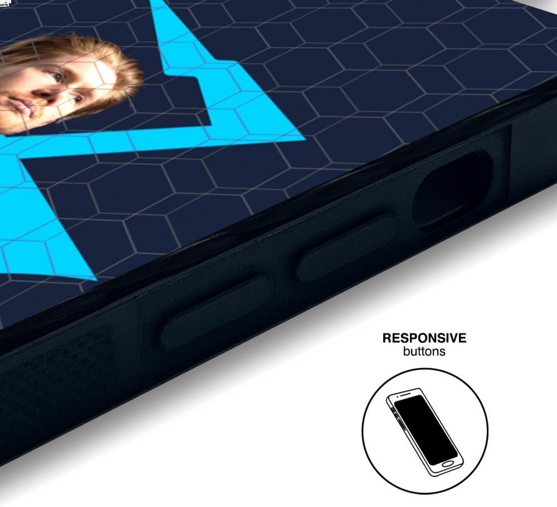 PHONECASES3D, Manchester City Official 3d Phone Case – Kevin Background Ship