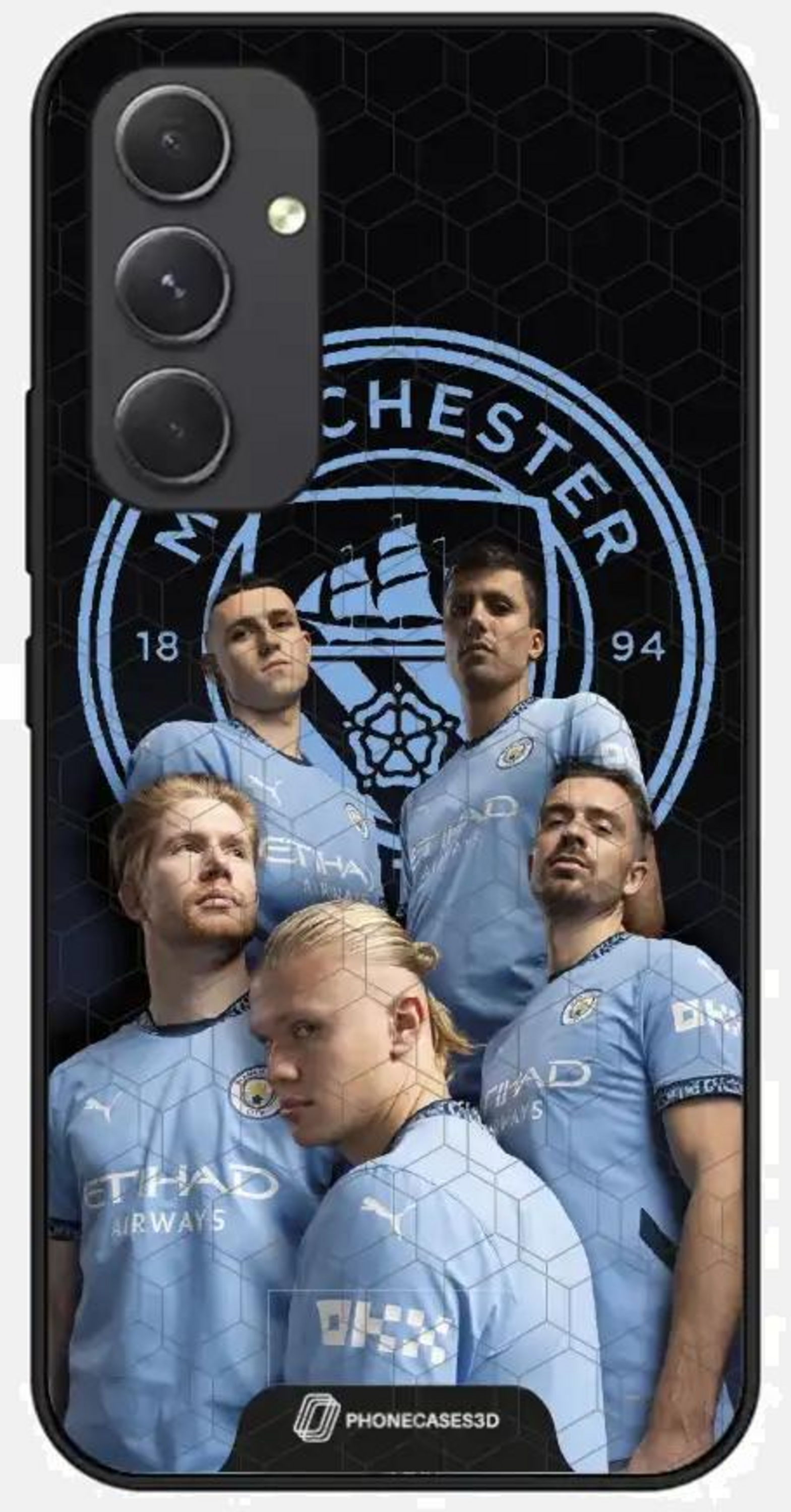 PHONECASES3D, Manchester City Official 3d Phone Case &ndash; Men&rsquo;s Team Dark Blue