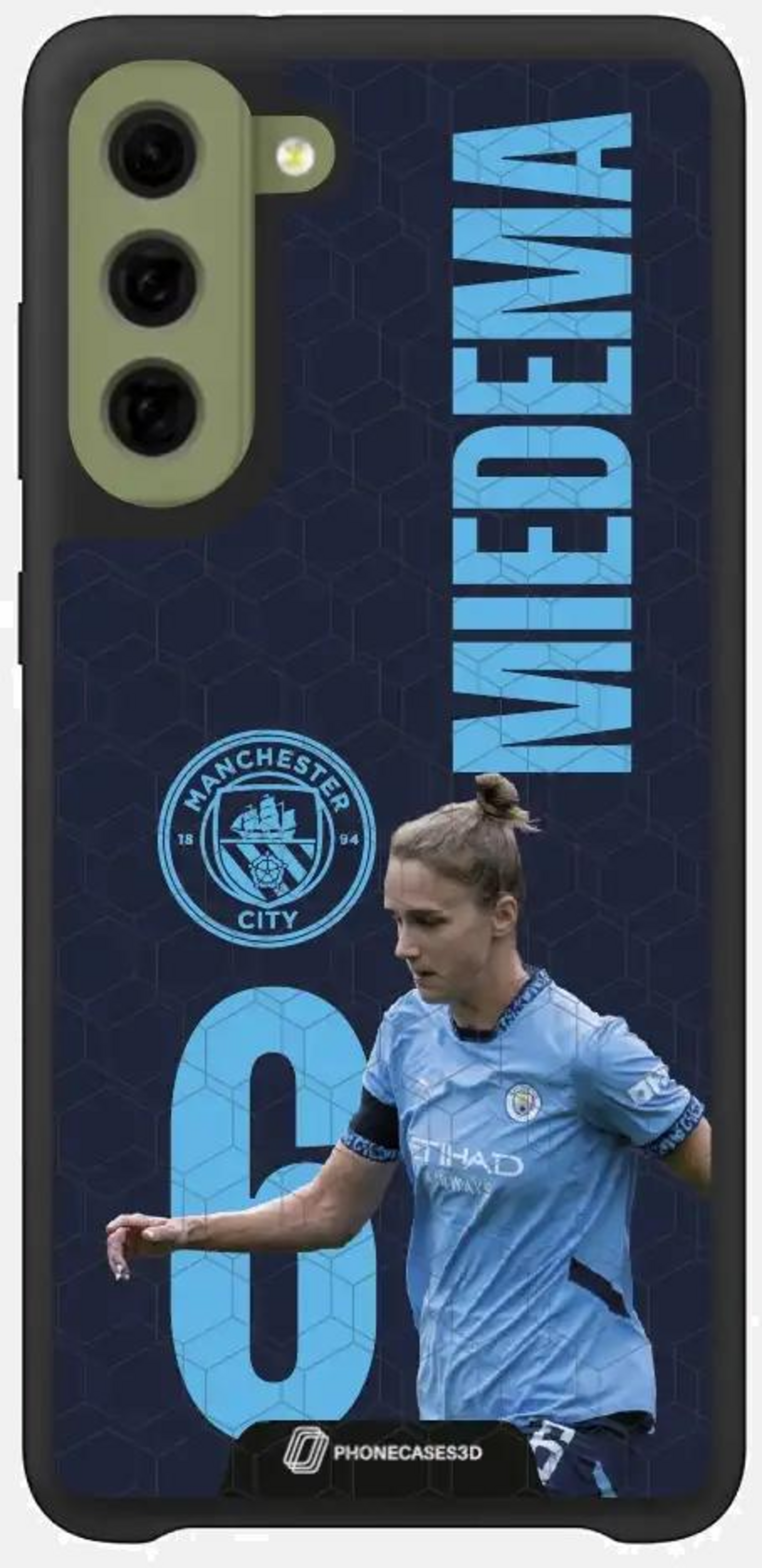 PHONECASES3D, Manchester City Official 3d Phone Case &ndash; Miedema + Num