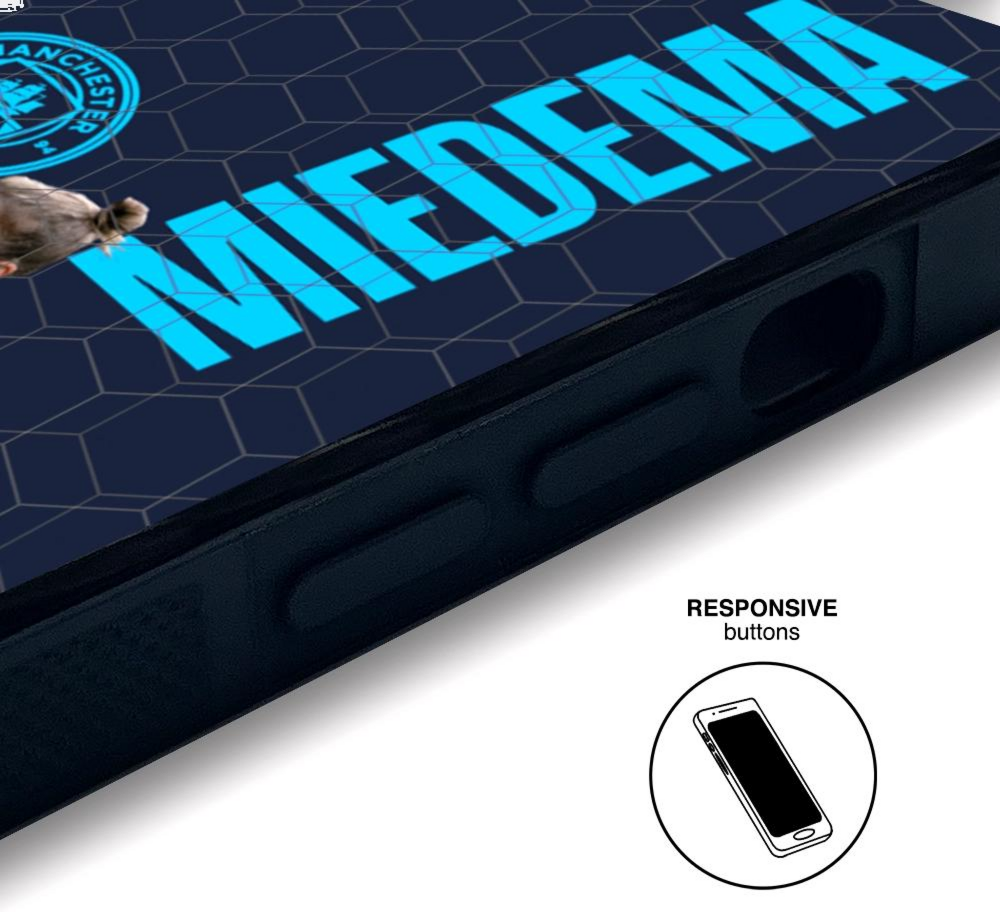 PHONECASES3D, Manchester City Official 3d Phone Case &ndash; Miedema + Num