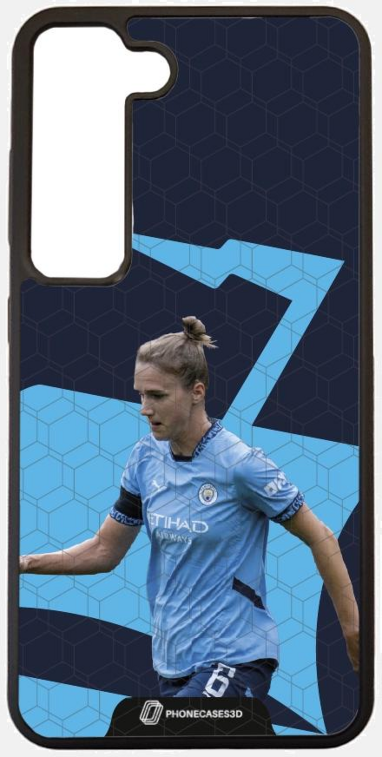 PHONECASES3D, Manchester City Official 3d Phone Case &ndash; Miedema Background Ship